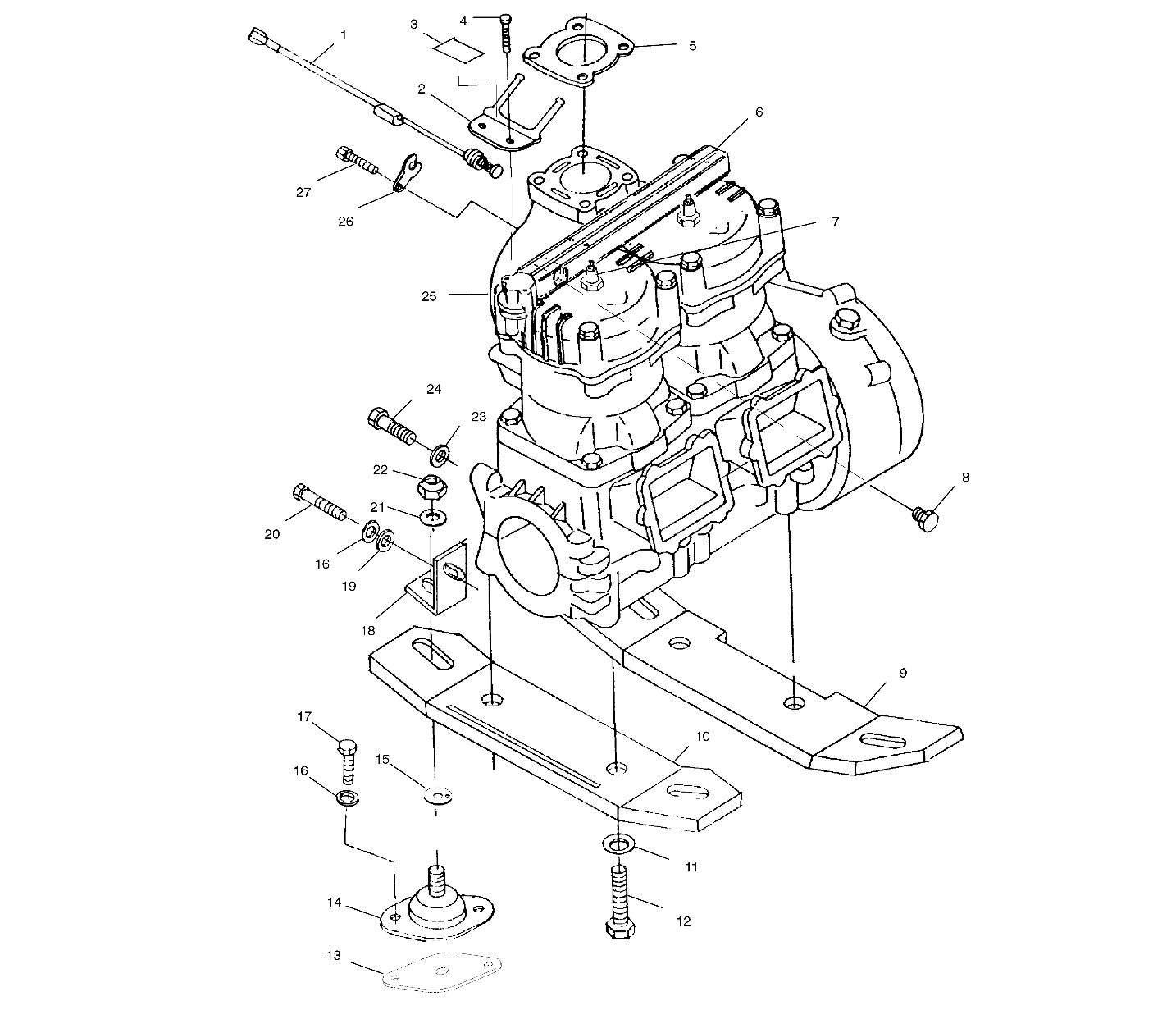 ENGINE MOUNTING - W005197D (4955815581B009)