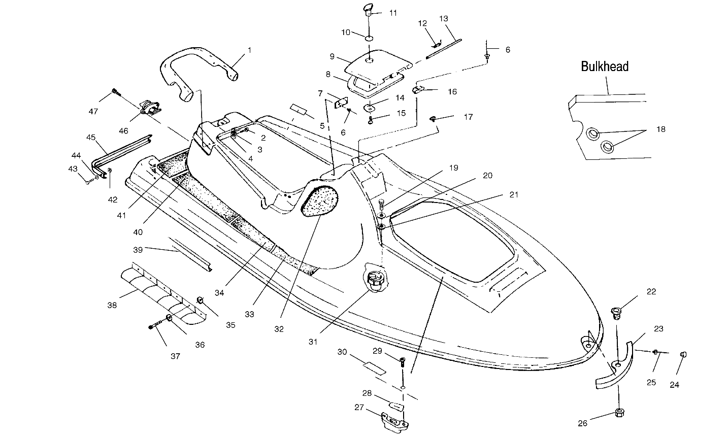 HULL and BODY - B994596 (4955995599a005)