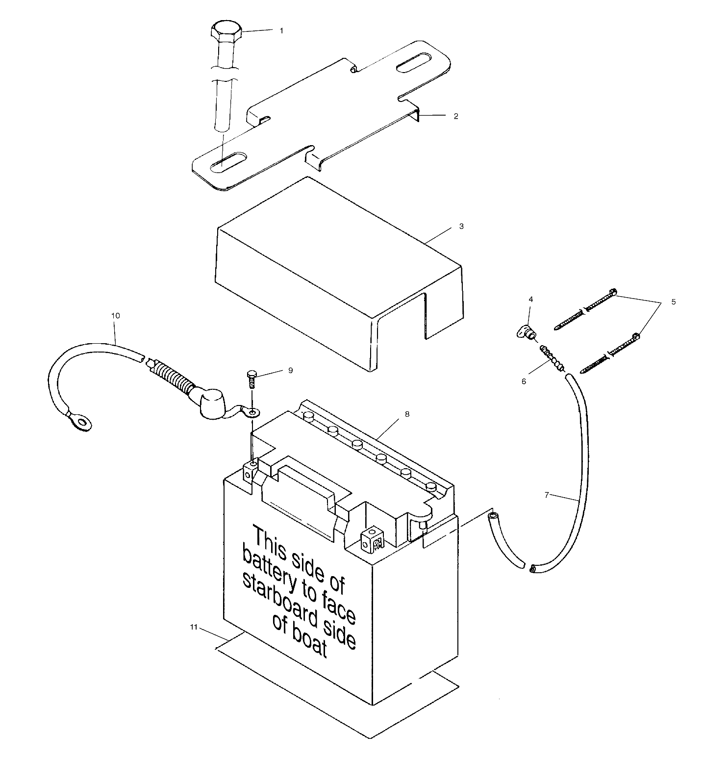 BATTERY BOX - B994596 (4955995599b006)