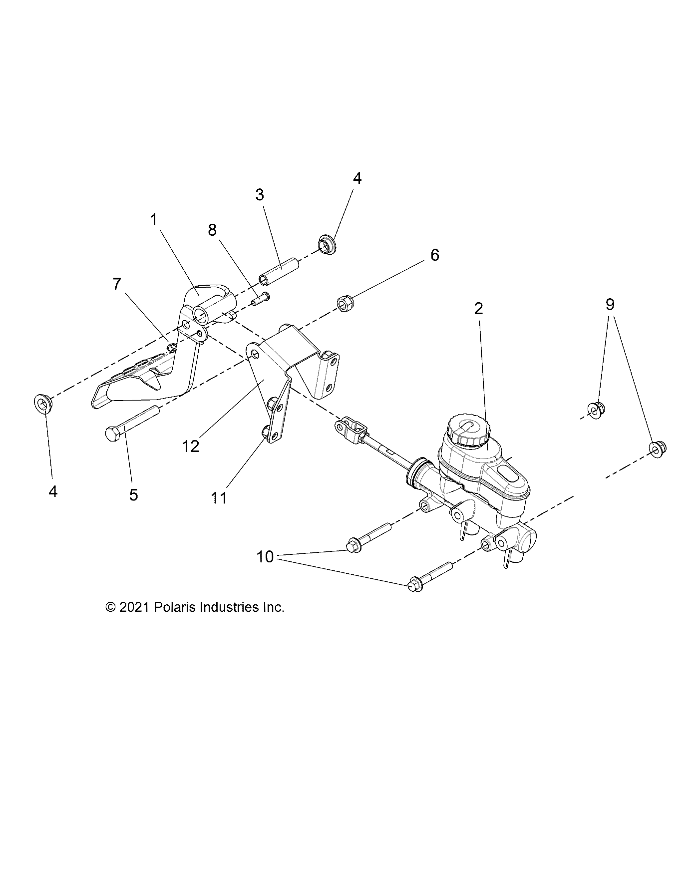 BRAKES, PEDAL AND MASTER CYLINDER - R20MAA57B1/B9/EBH (702806)