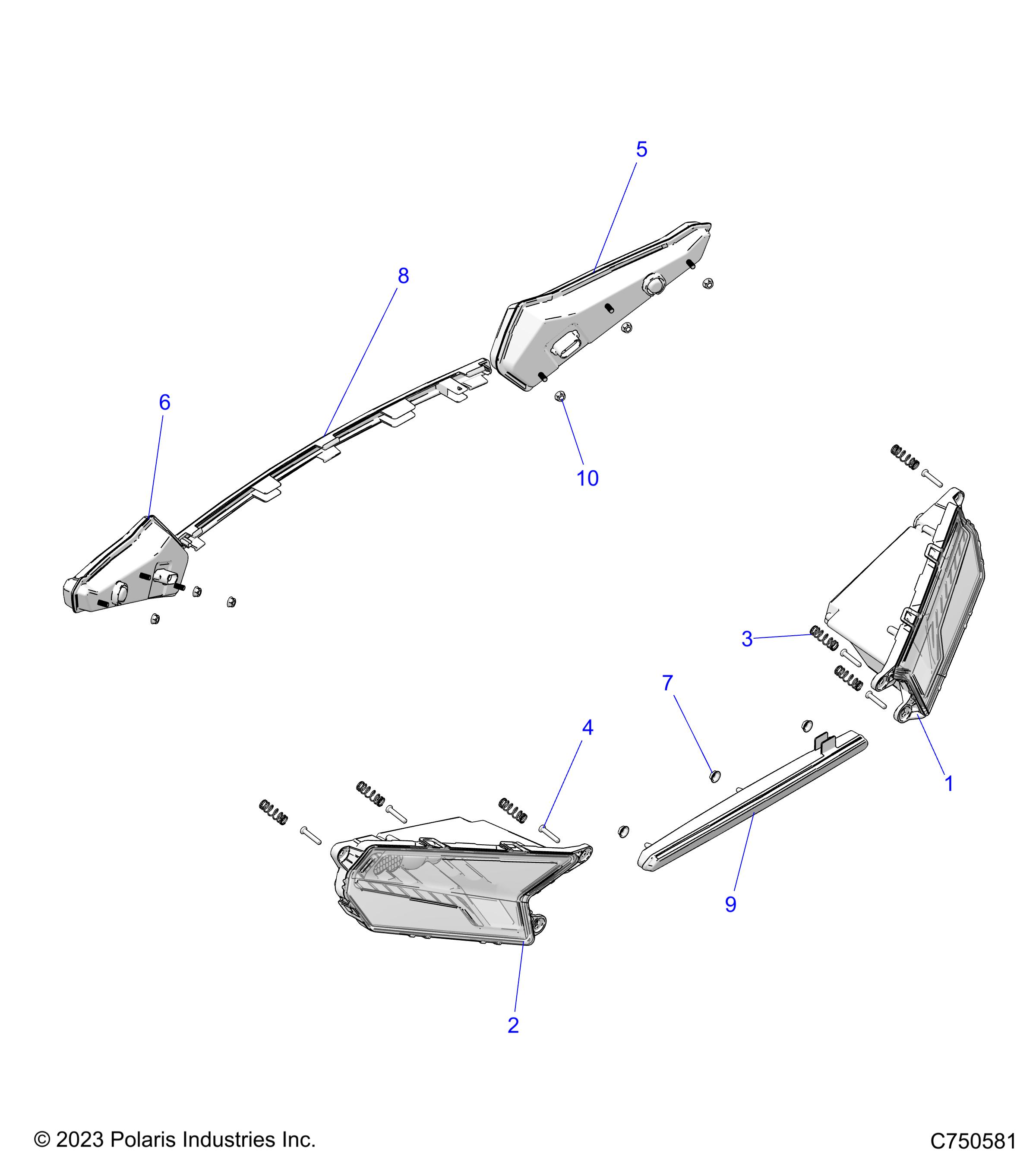 ELECTRICAL, HEADLIGHTS AND TAILLIGHTS - Z25NME99A4/A5/B4/B5 (C750581)