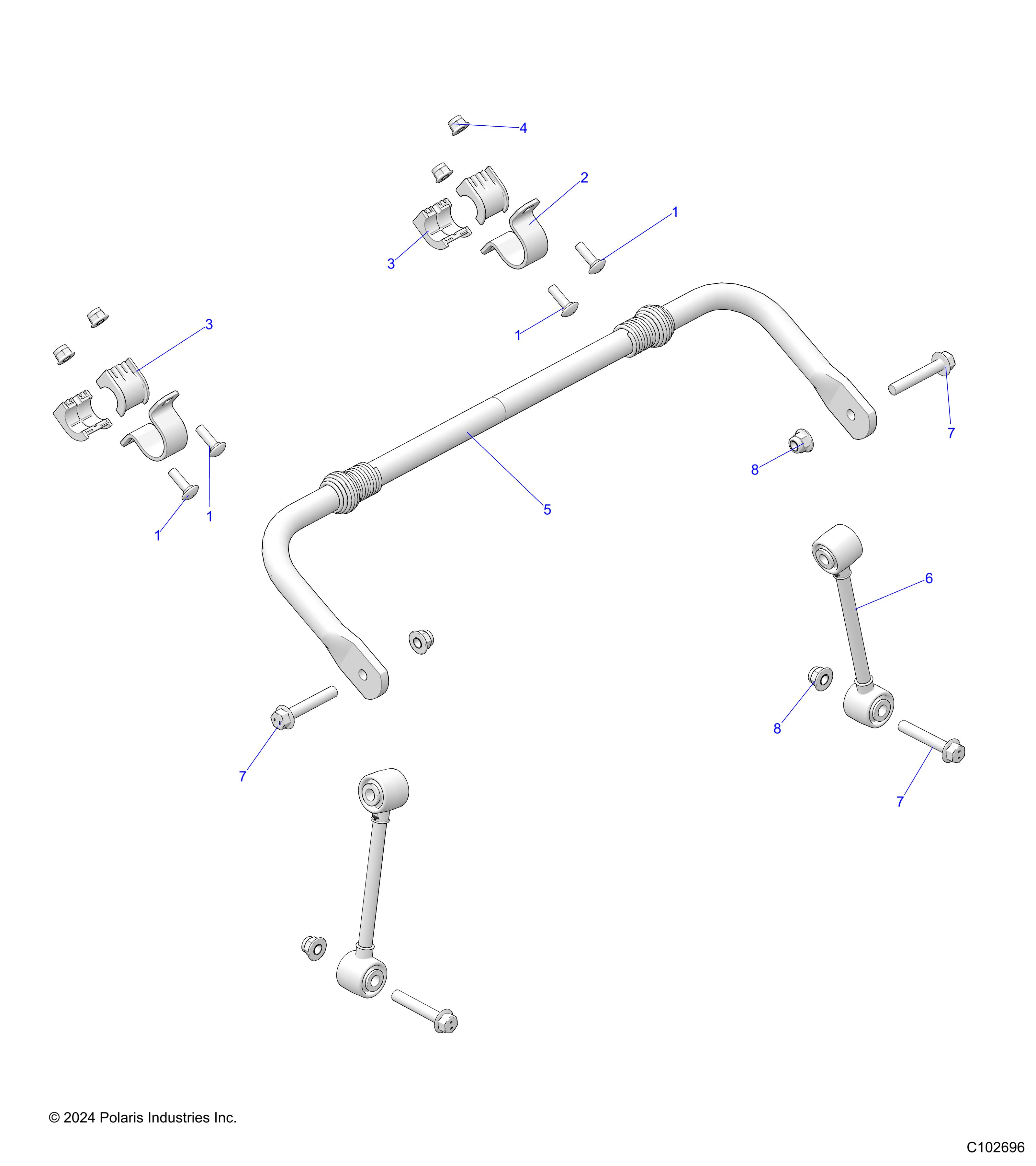 SUSPENSION, STABILIZER BAR - A24SXZ95AR  (C102696)