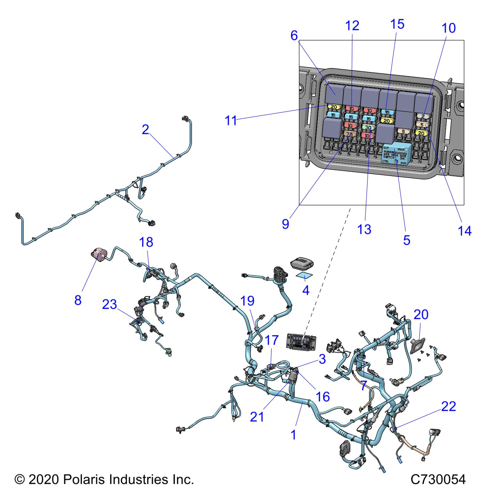 ELECTRICAL, WIRE HARNESS - R21RRP99CW (C730054)