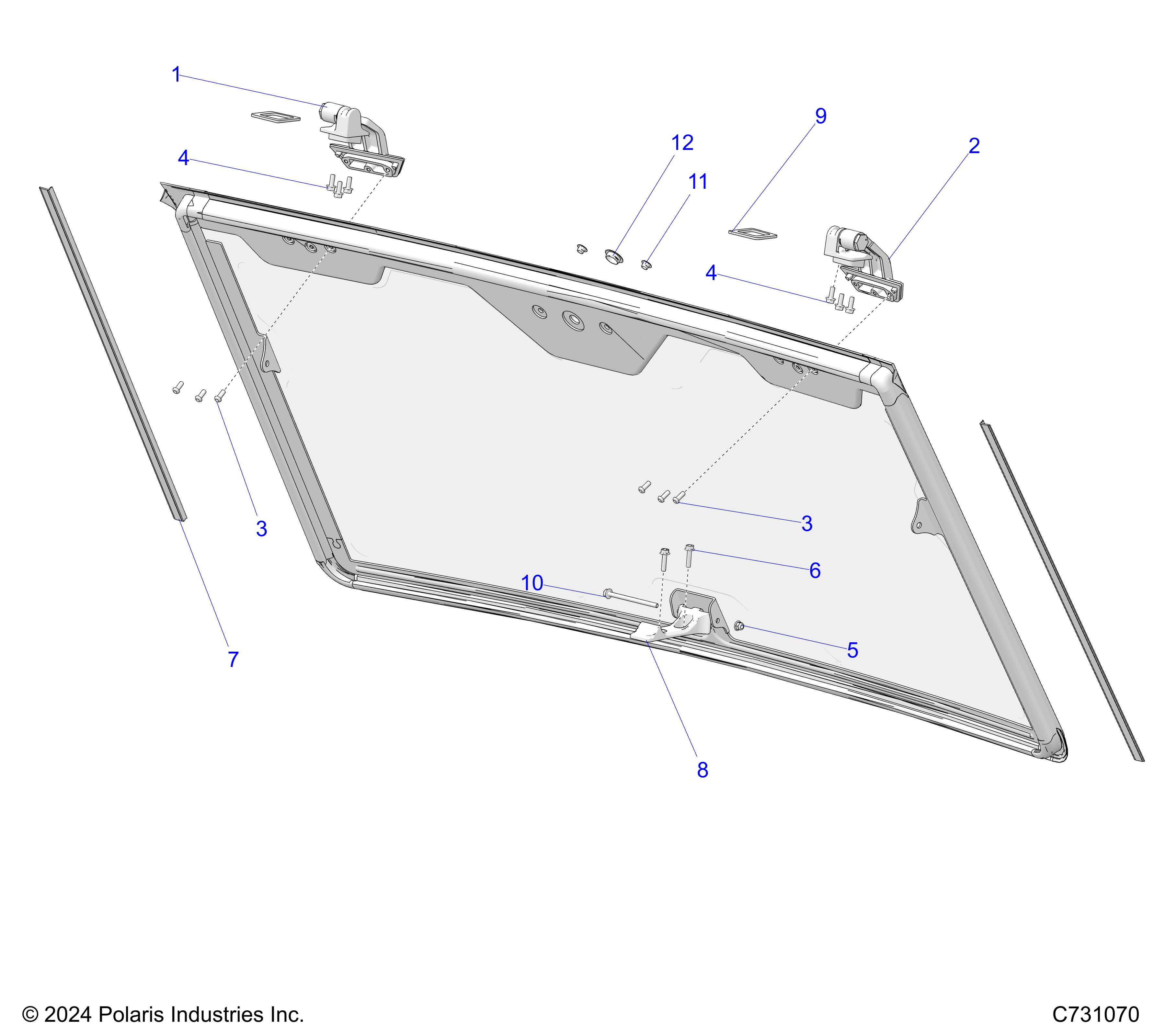 BODY, WINDSHIELD - R26XAL1RBB/BJ (C731070)