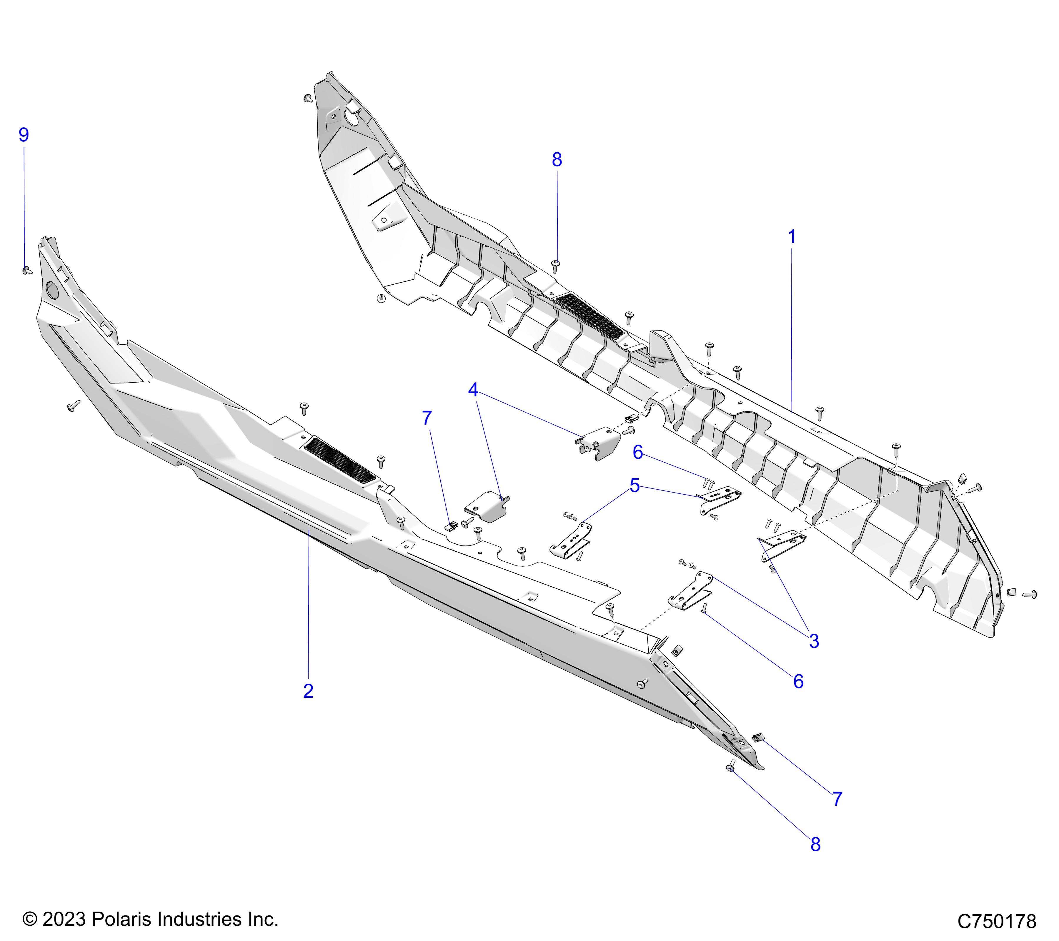 BODY, ROCKERS - Z25R4D2KAK/BK/AJ/BJ/AM/BM (C750178)