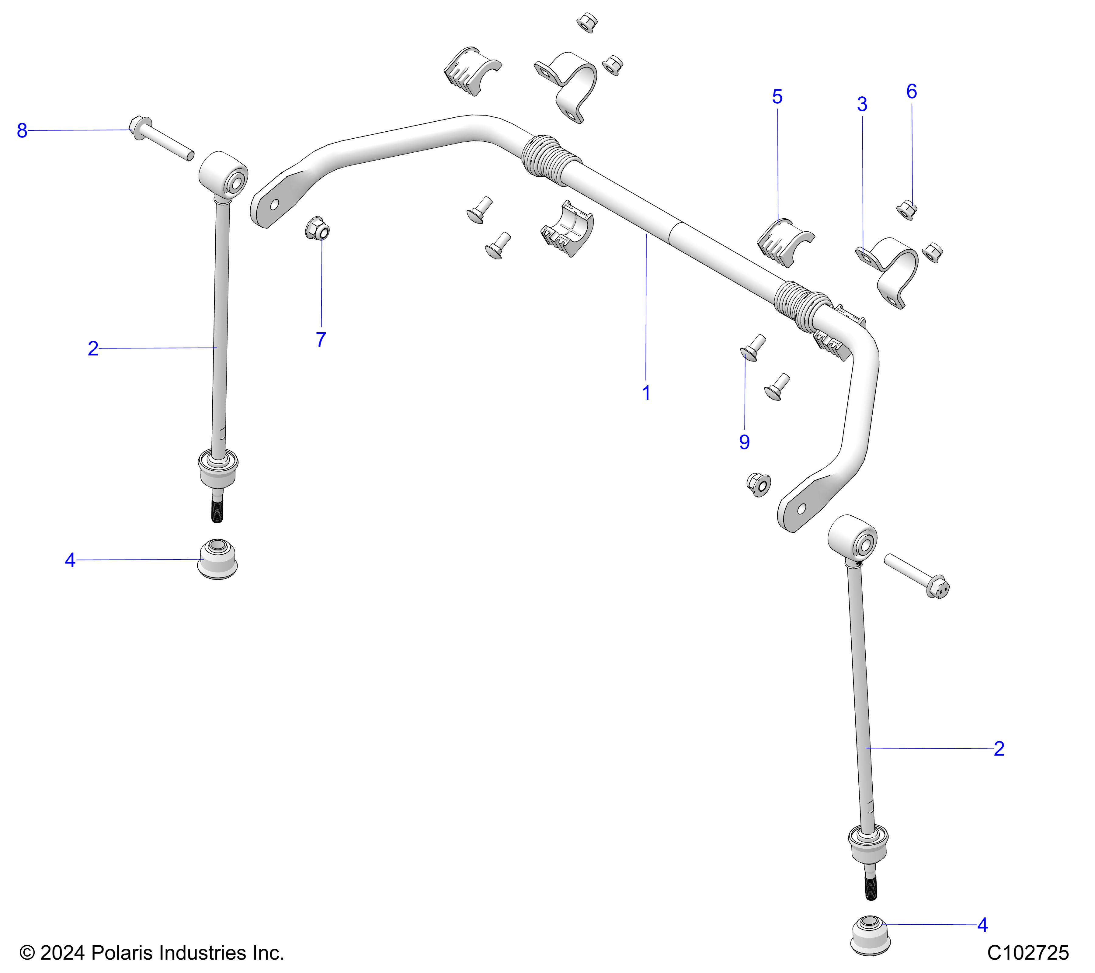 SUSPENSION, STABILIZER BAR - A25SLE95CF/FF (C102725)