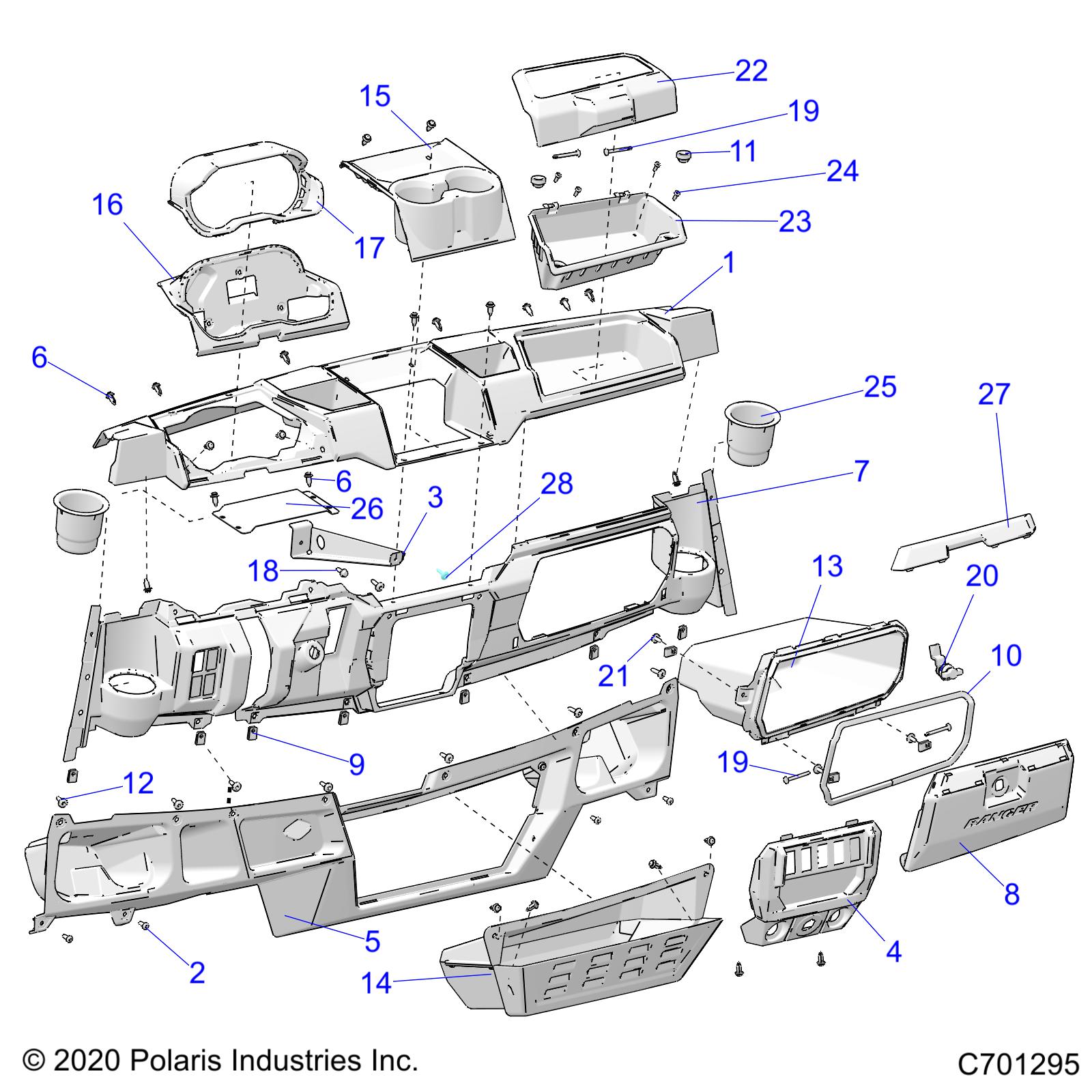 BODY, DASH - R21RRE99FP/F9 (C701295)