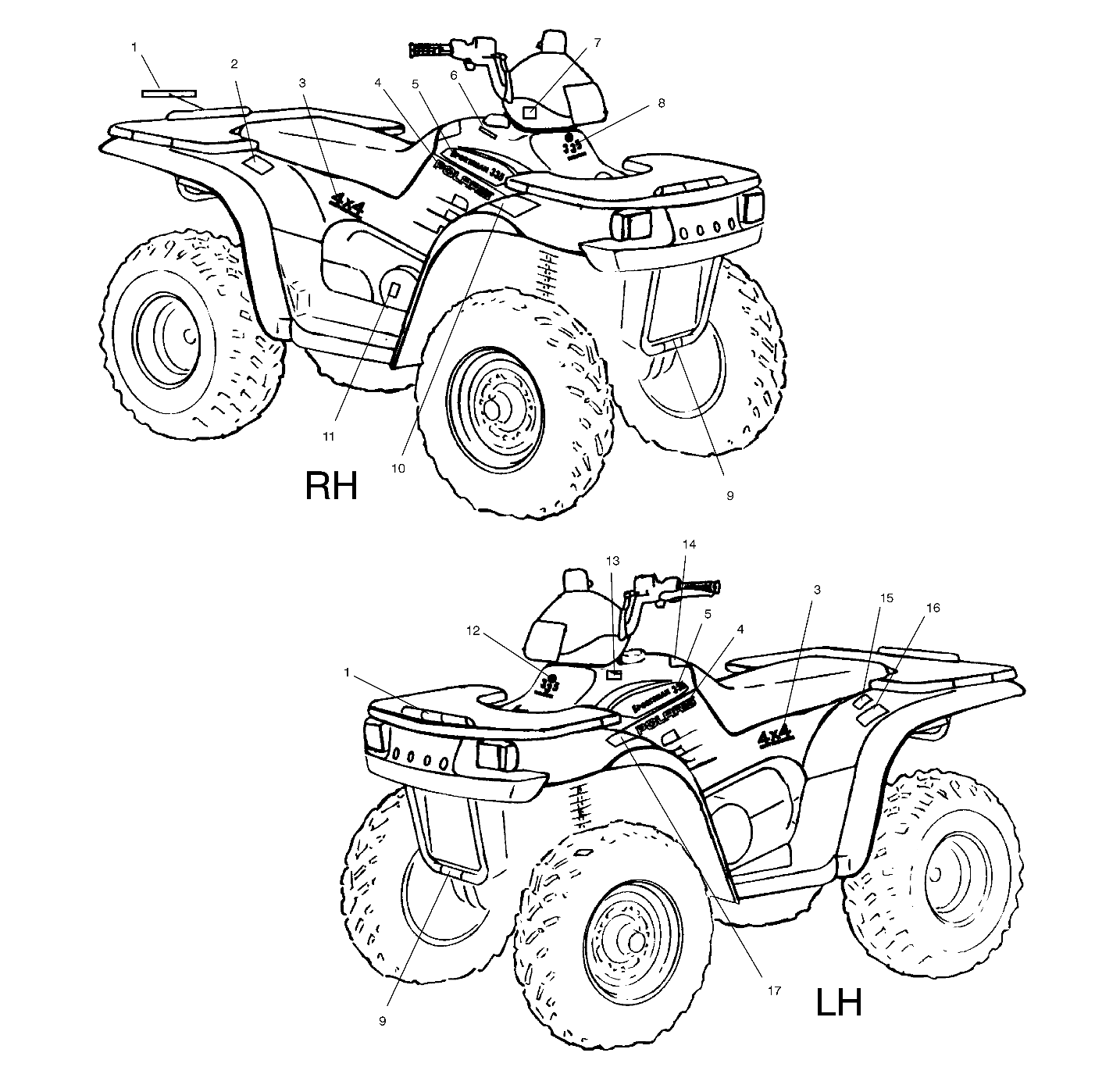 DECALS - A00CH33AA (4957715771A010)