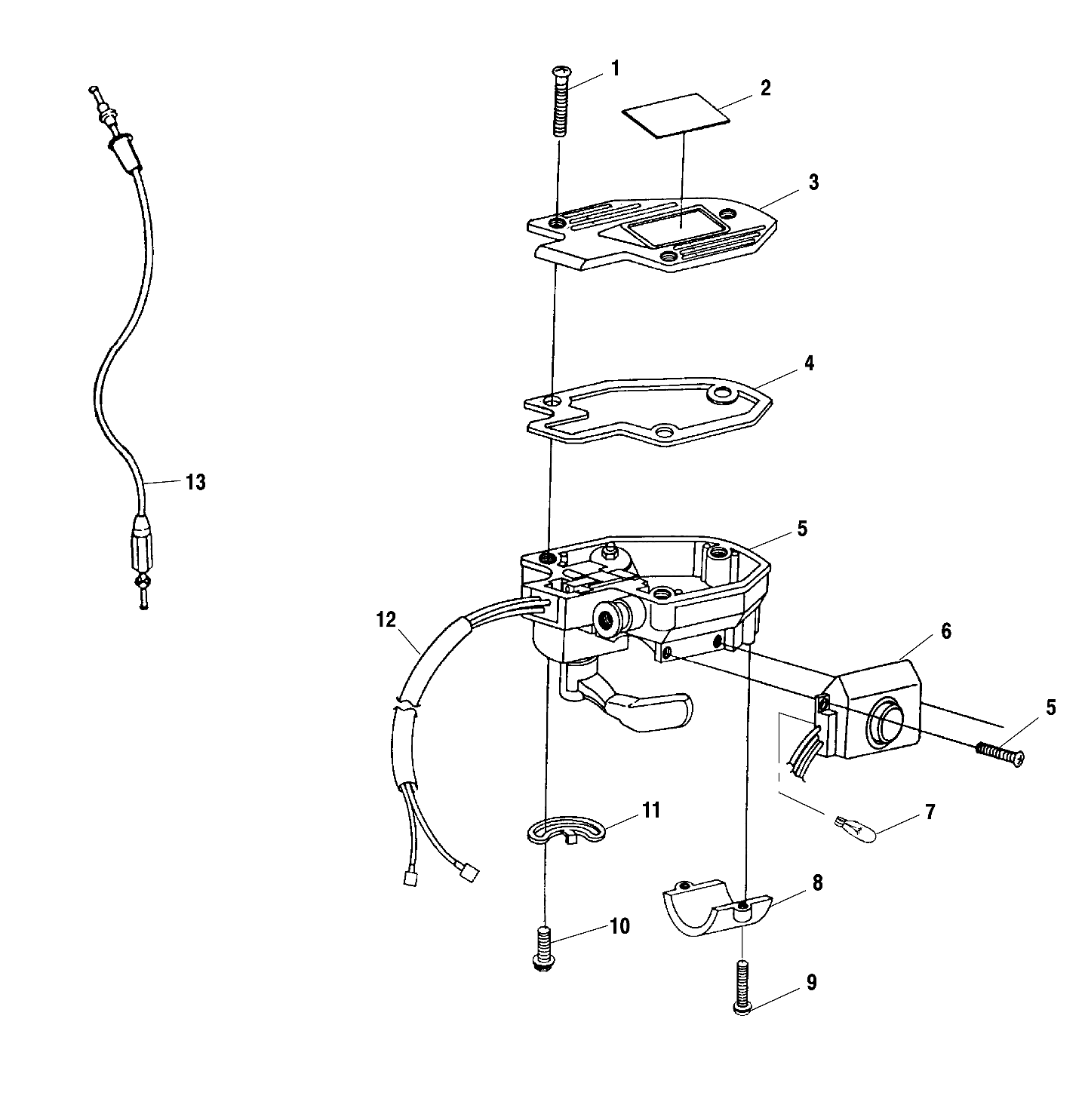 CONTROLS - THROTTLE ASM./CABLE - A00CH33AA (4957715771B009)