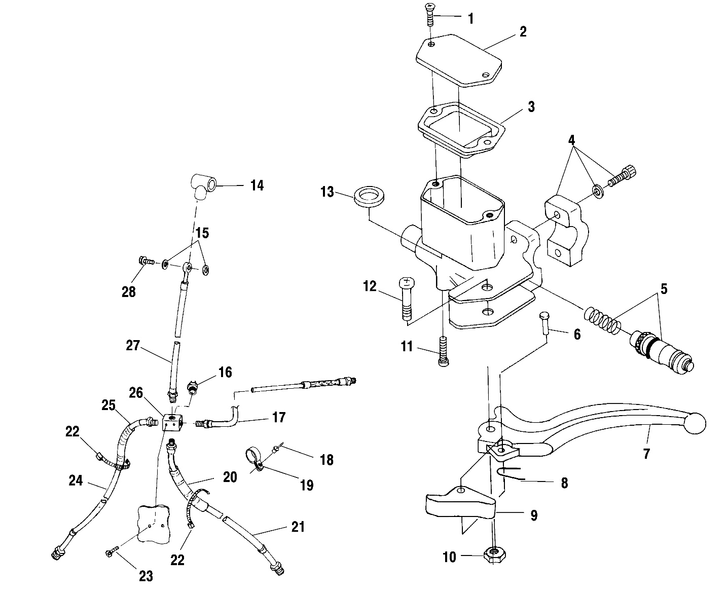 CONTROLS - MASTER CYLINDER/BRAKE LINE - A00CH33AA (4957715771B010)