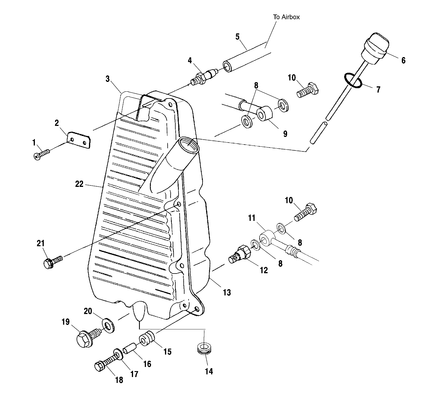 OIL TANK - A00CH33AA (4957715771B012)