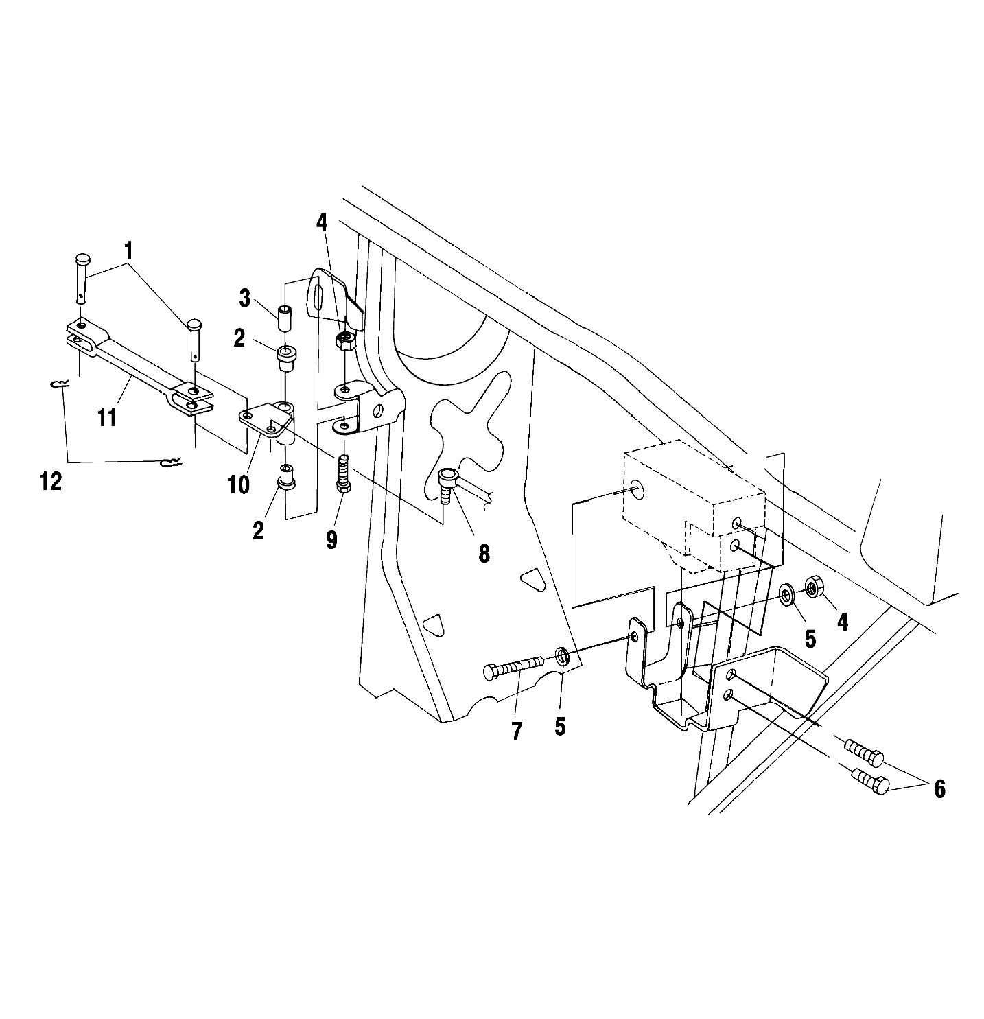 FRAME MOUNTING - A00CH33AB (4957715771C001)