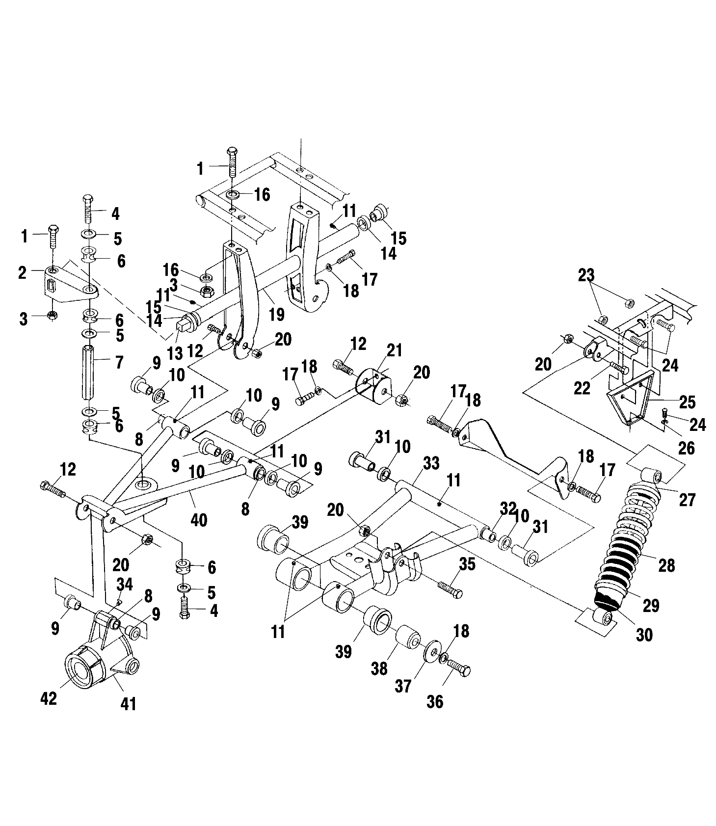 REAR SUSPENSION - A00CH33AB (4957715771C009)