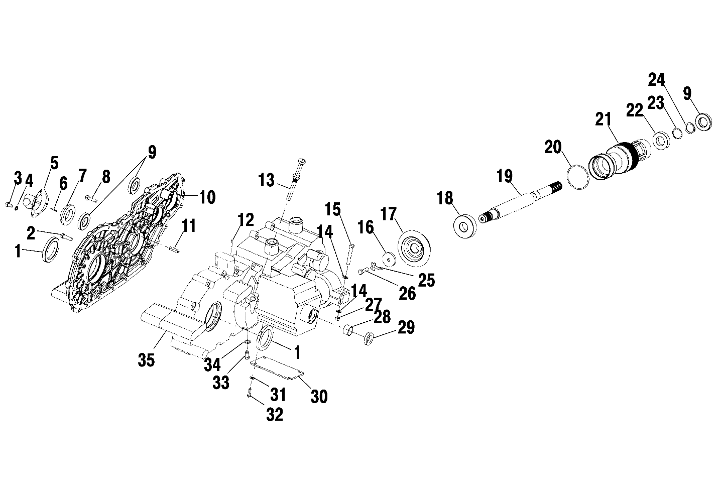 GEARCASE (Cases and Snorkel) - A00CH33AB (4957715771C012)