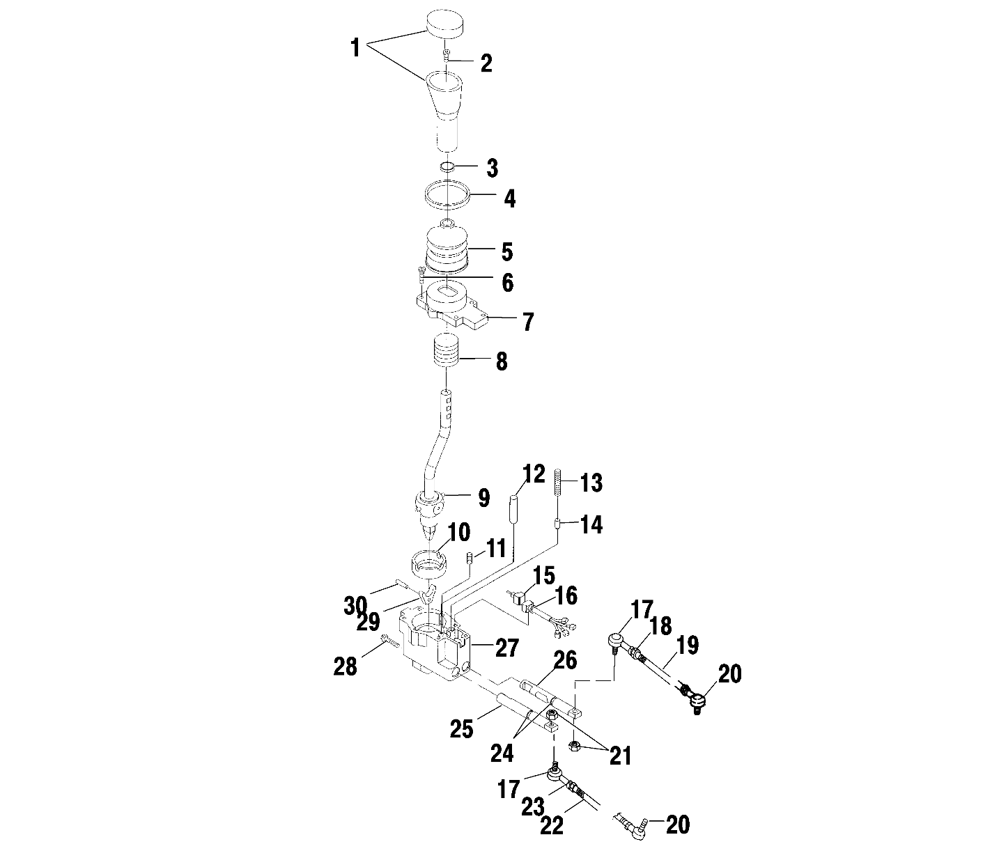 GEAR SELECTOR - A00CH33AB (4957715771D001)