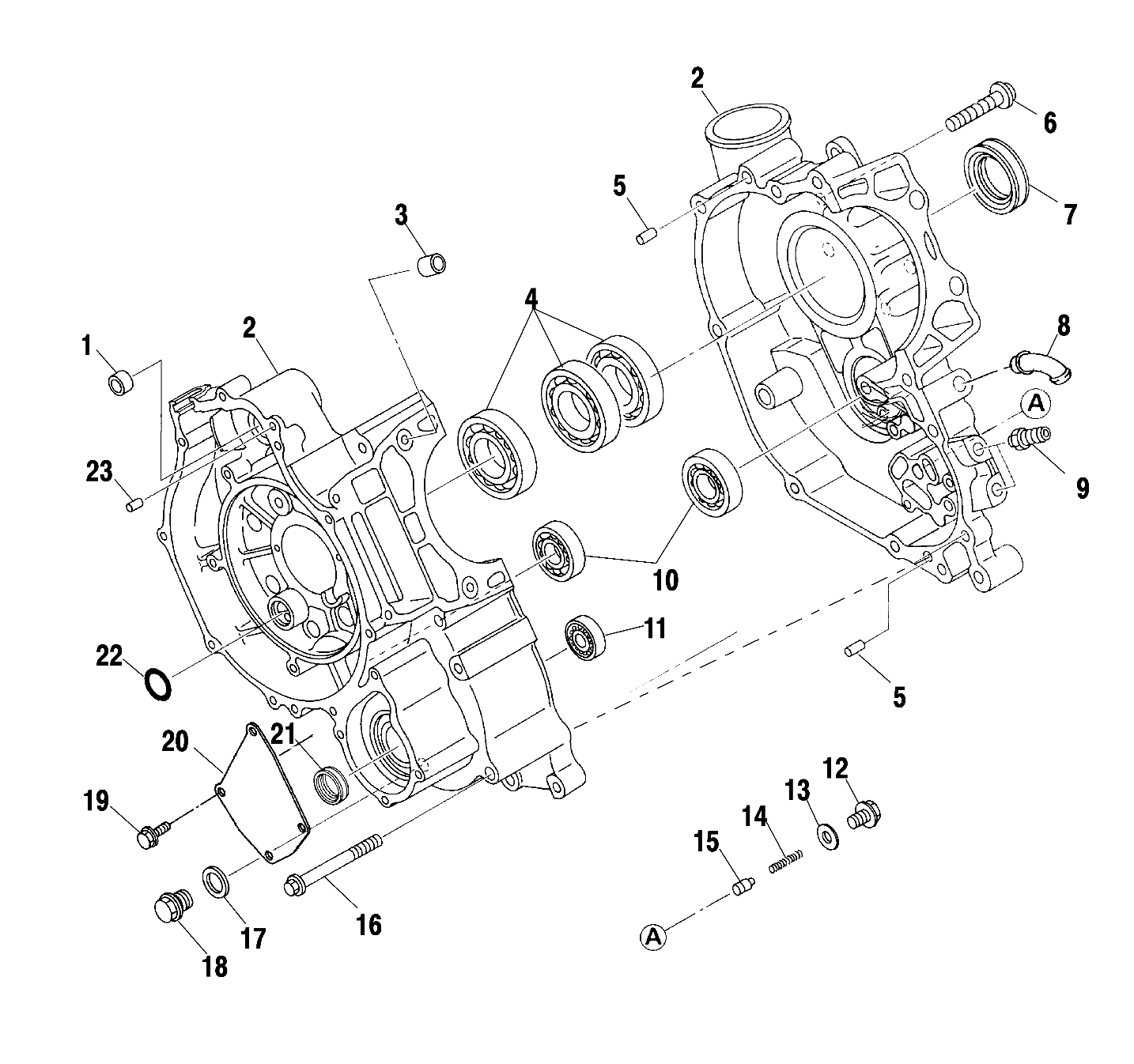 CRANKCASE - A00CH33AB (4957715771D002)