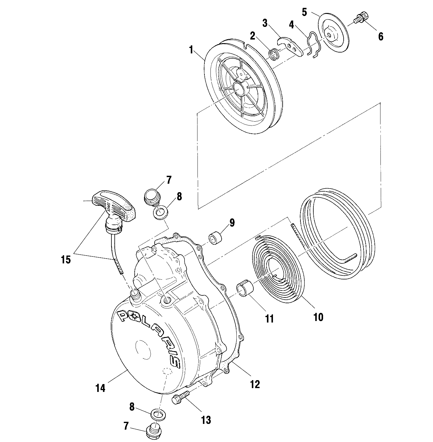 RECOIL STARTER - A00CH33AB (4957715771D008)