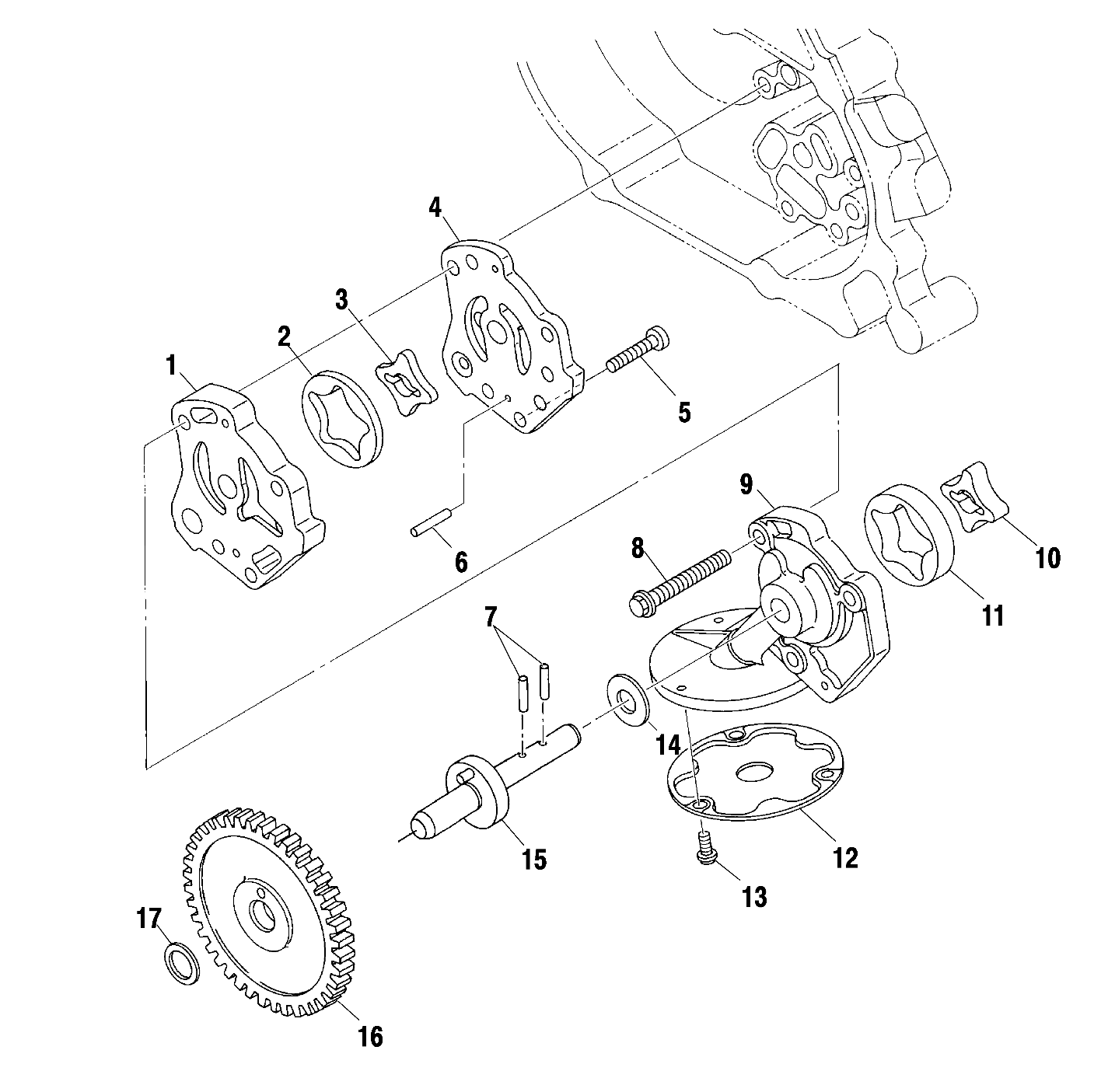 OIL PUMP - A00CH33AB (4957715771D009)