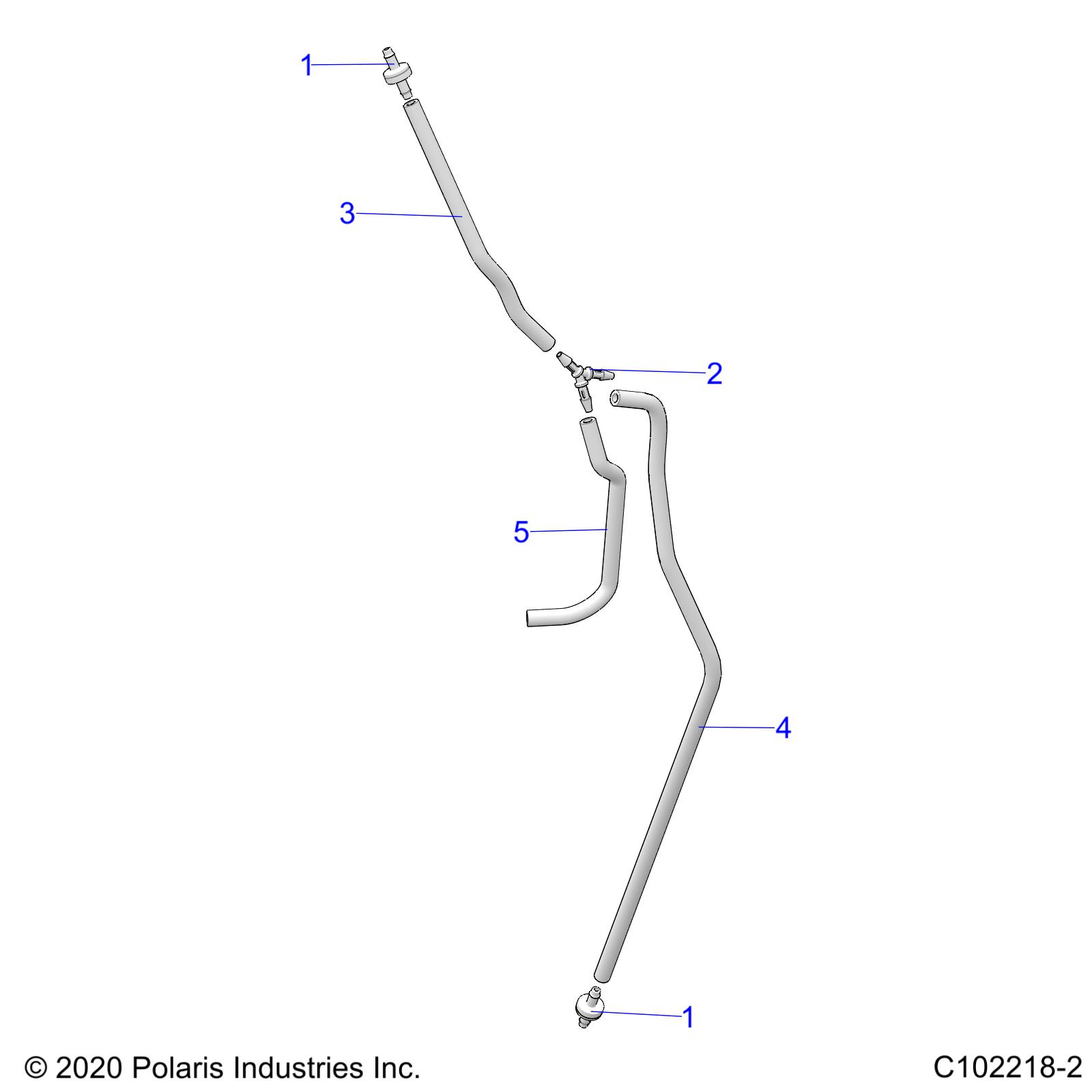 BODY, FUEL TANK VENTING - A20SXE95PL/PR (C102218-2)