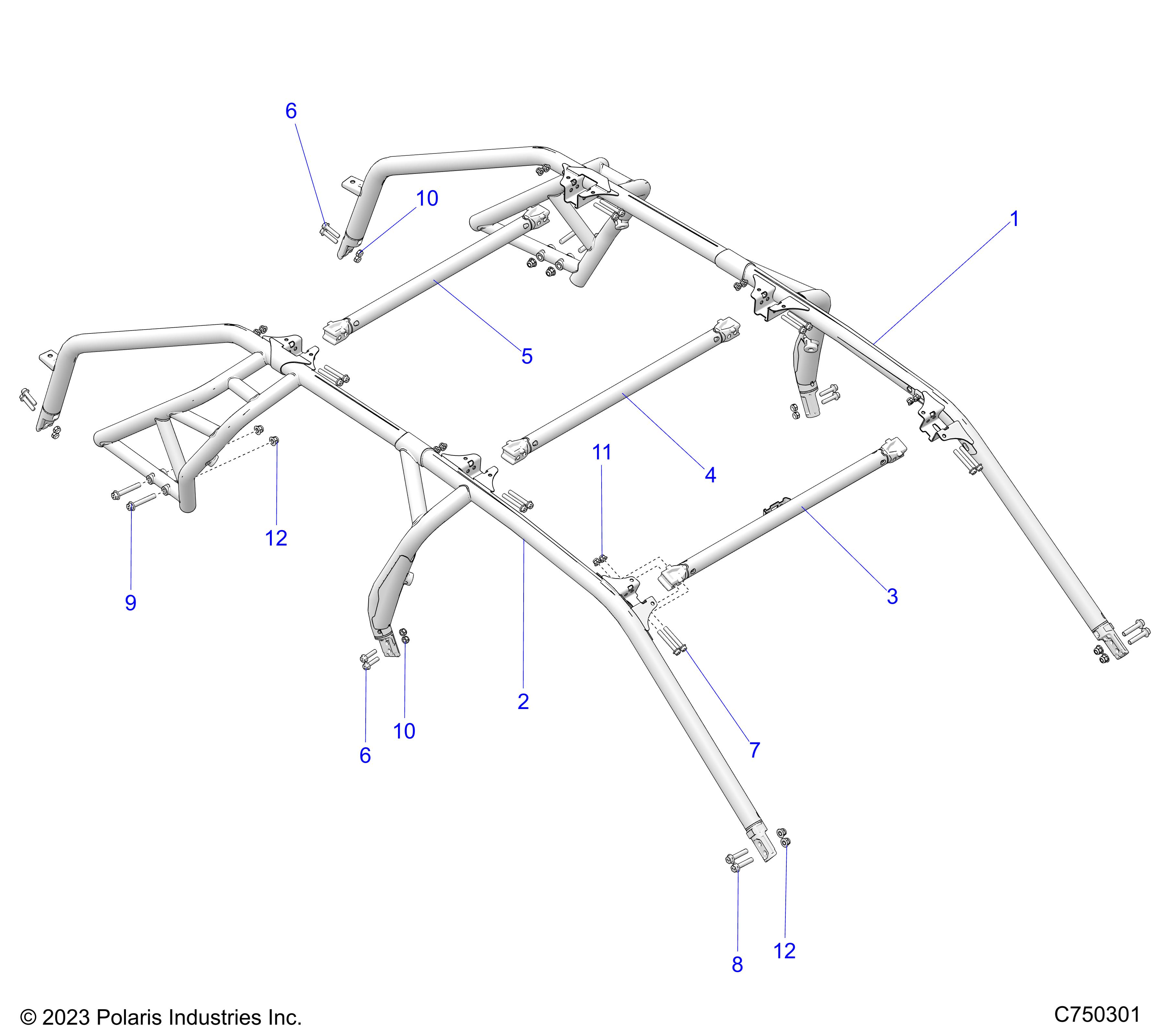 CHASSIS, CAB FRAME - Z25S4D92AA/AL/BA/BF/AF/BL (C750301)