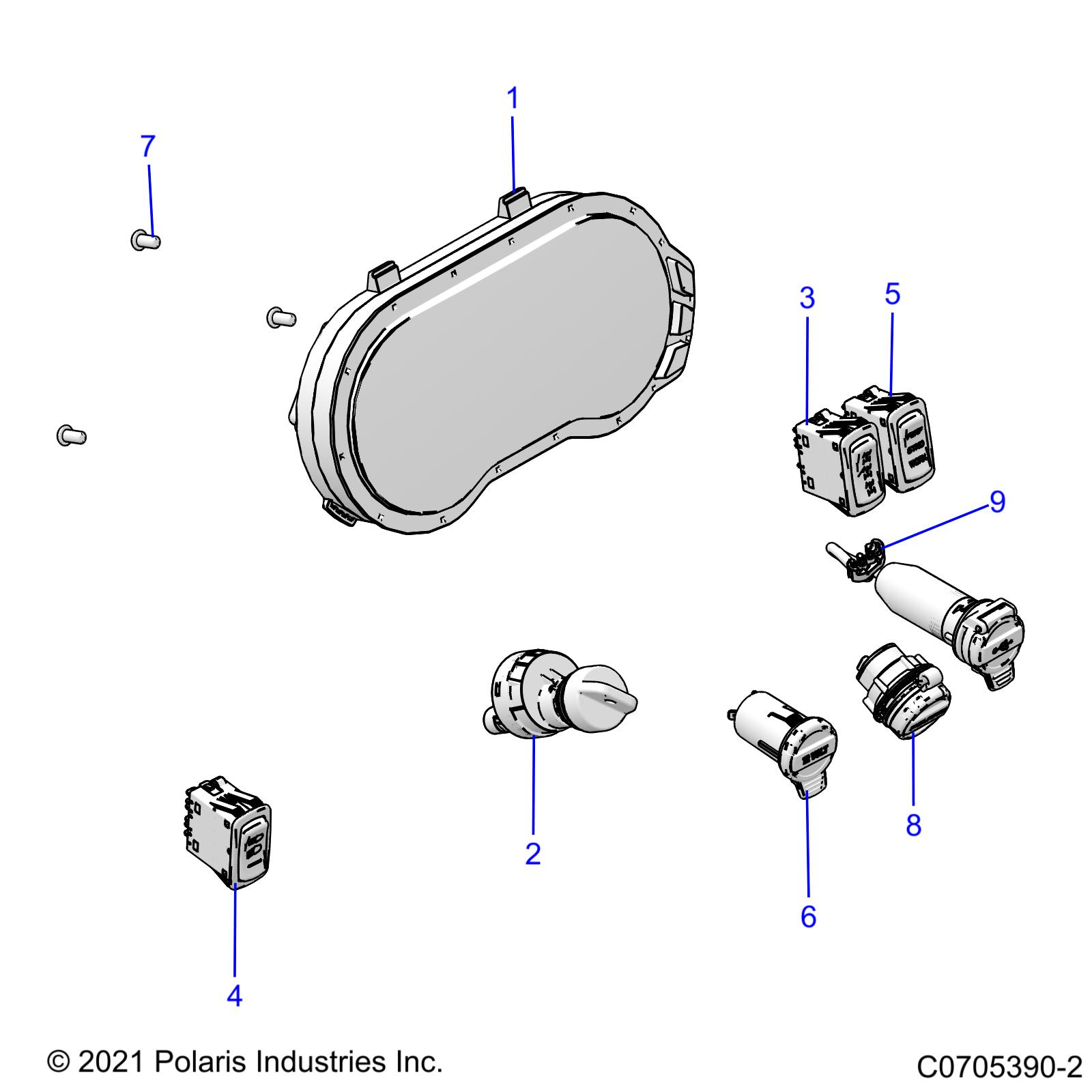 ELECTRICAL, DASH INSTRUMENTS - R22RSE99A9/AC/AM/AS/B9/BM/BC/BS (C0705390-2)