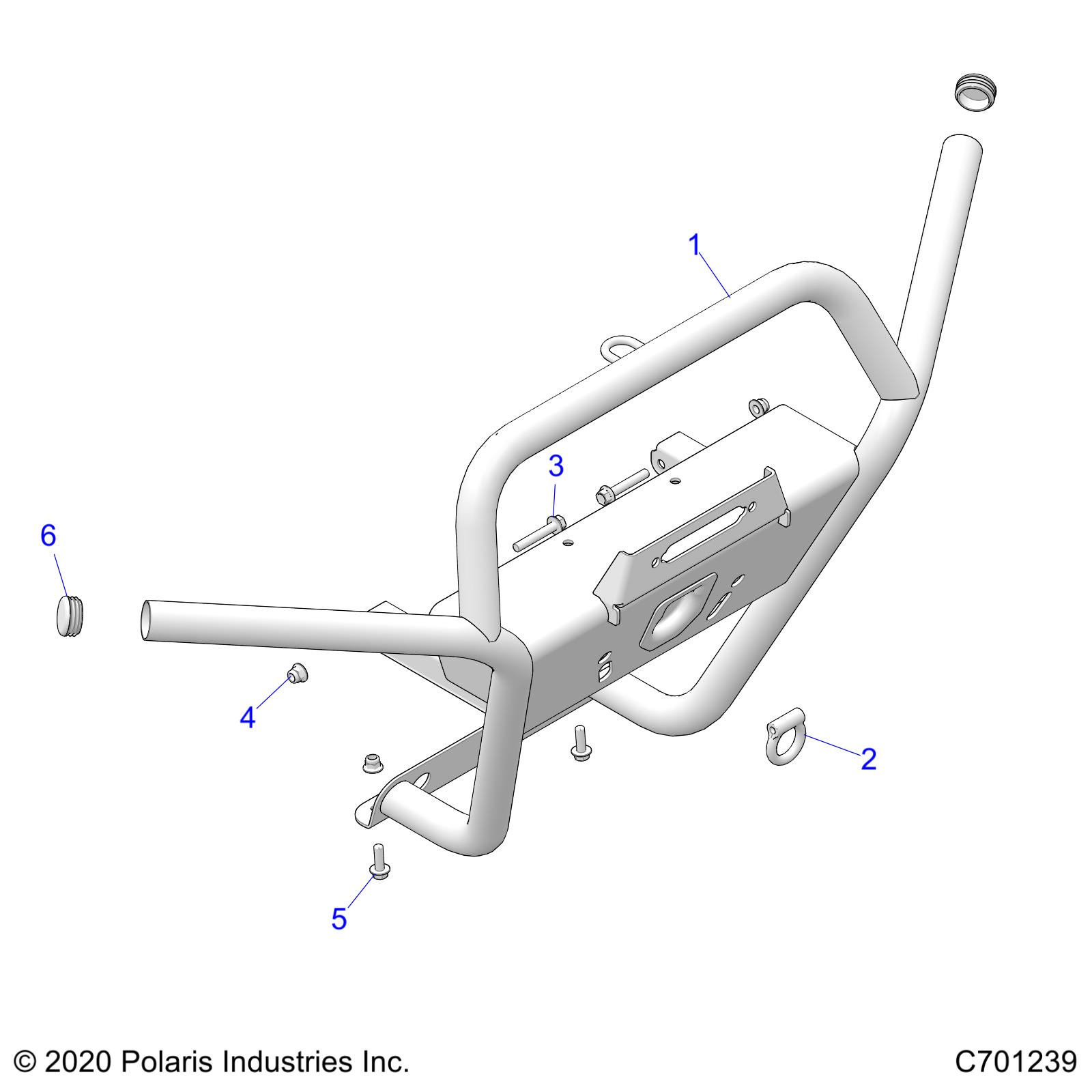 ACCESSORY, FRONT BUMPER - R21RSM99AG (C701239)