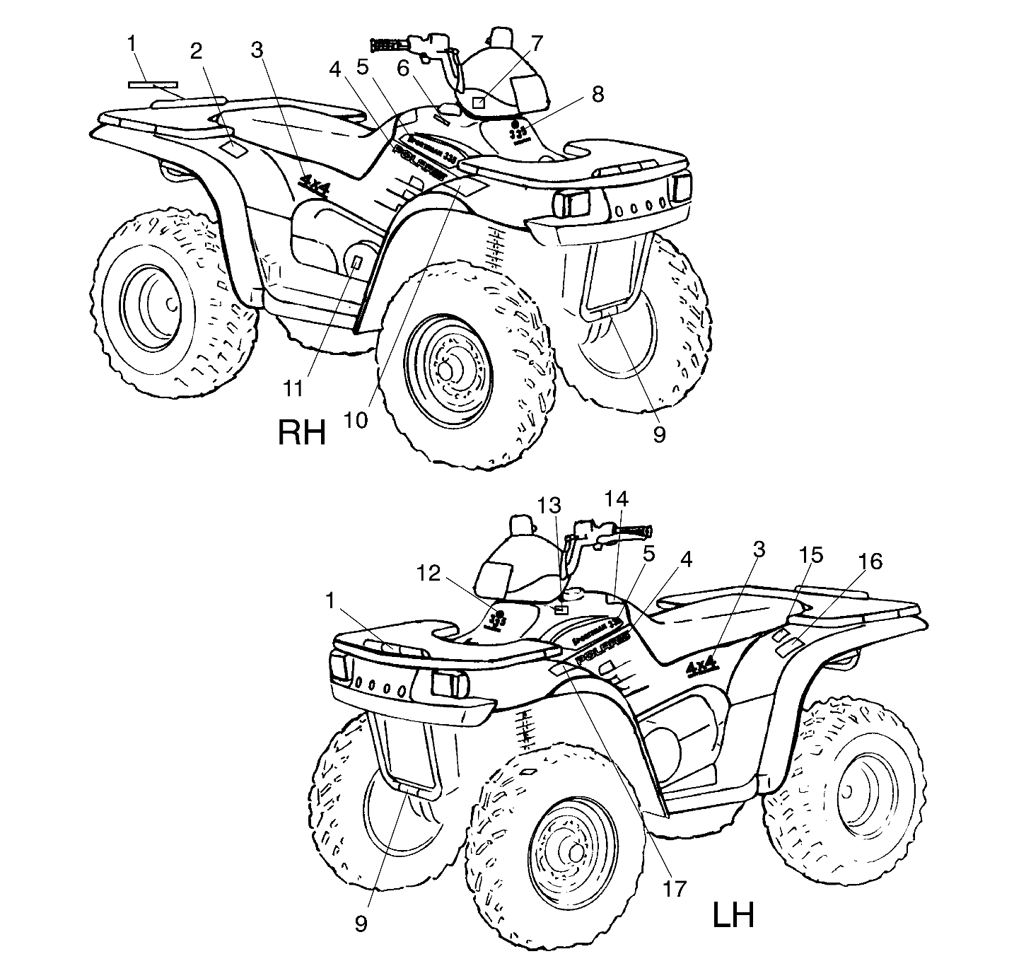 DECALS - A00CH33AC (4959905990A010)