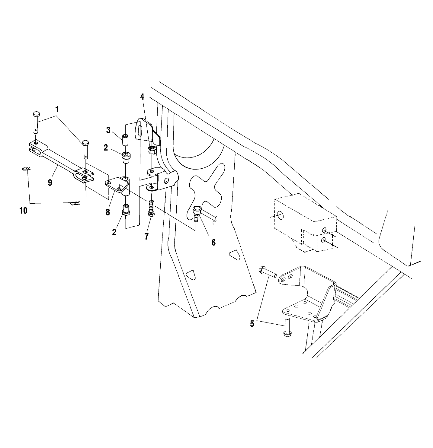 FRAME MOUNTING - A00CH33AC (4959905990C002)