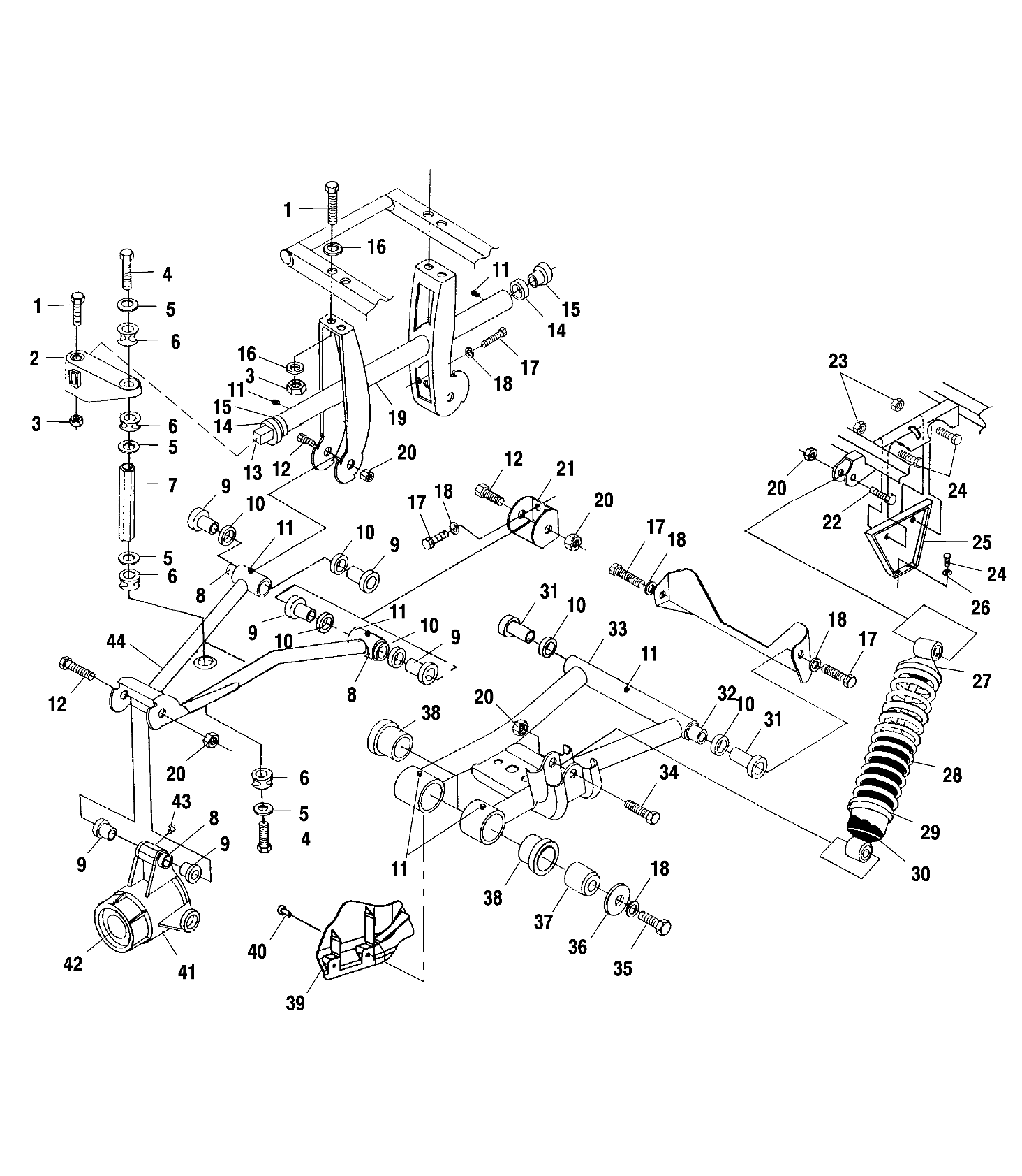 REAR SUSPENSION - A00CH33AC (4959905990C010)