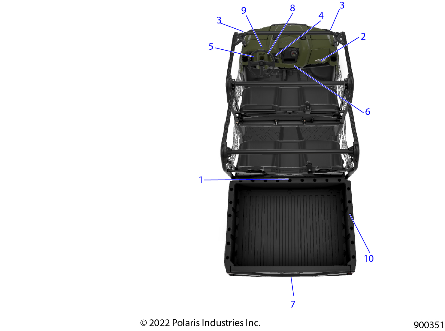 BODY, DECALS, GENERAL - R23CDA57A1 (900351)