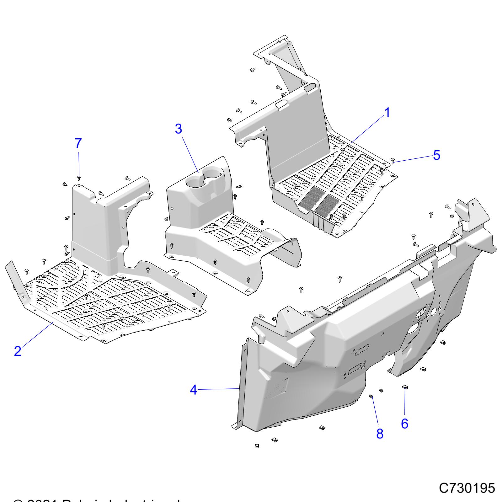 BODY, FLOOR, FRONT - D22P4EP99A4/B4/F99A4 (C730195)