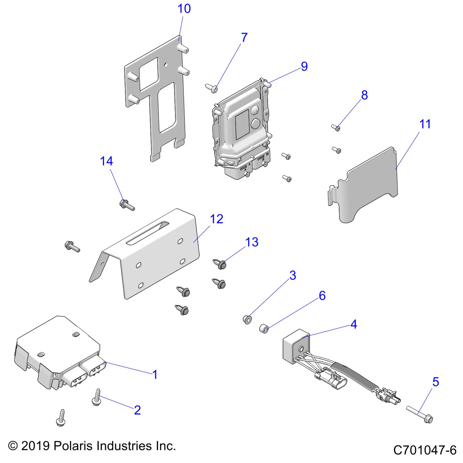 ELECTRICAL REGULATOR, RELAY, ECM - Z21CHA57A2/K2/E57AK (C701047-6)