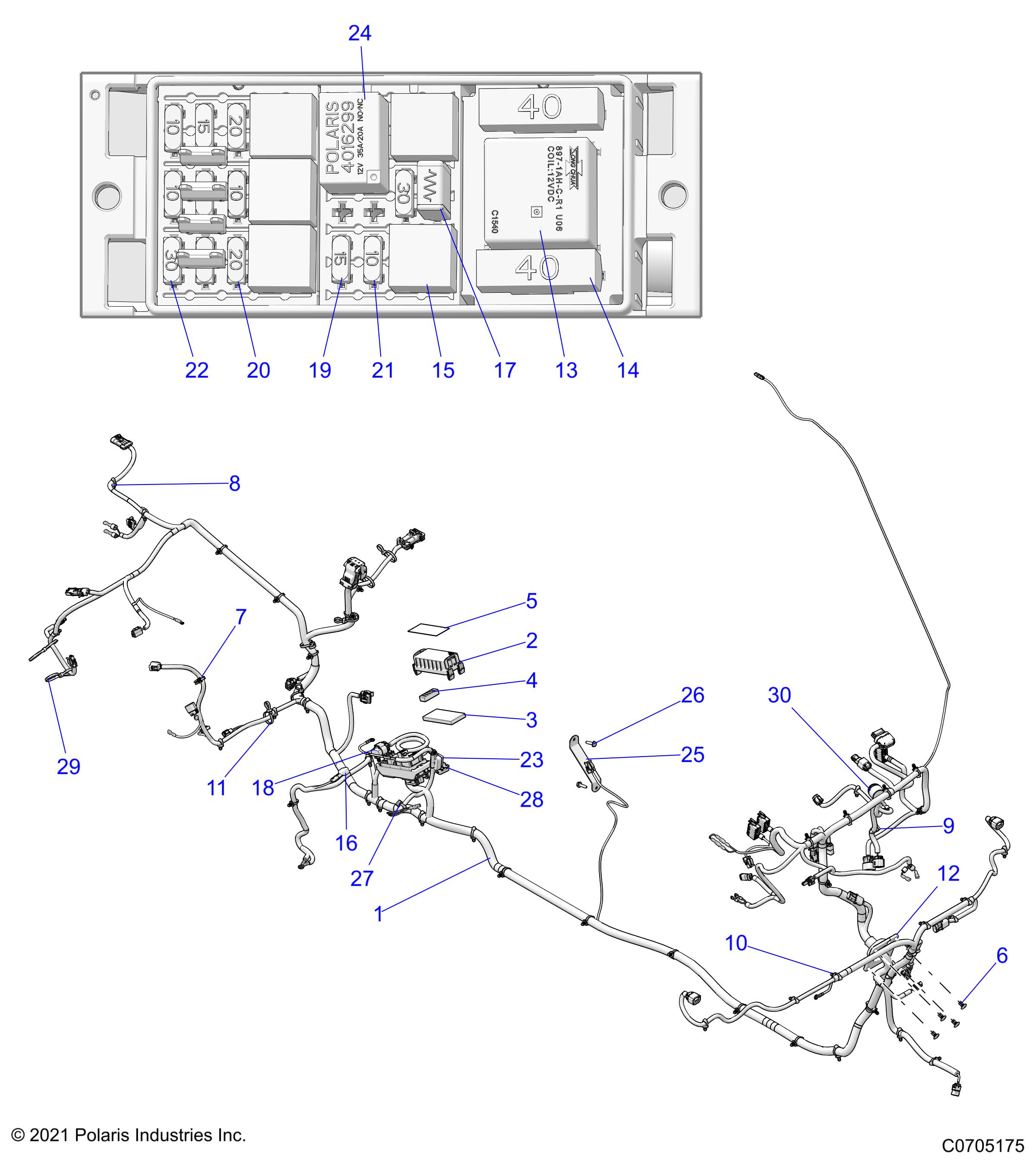 ELECTRICAL, WIRE HARNESSES - D22P4ED4B4/FD4B4 (C0705175)