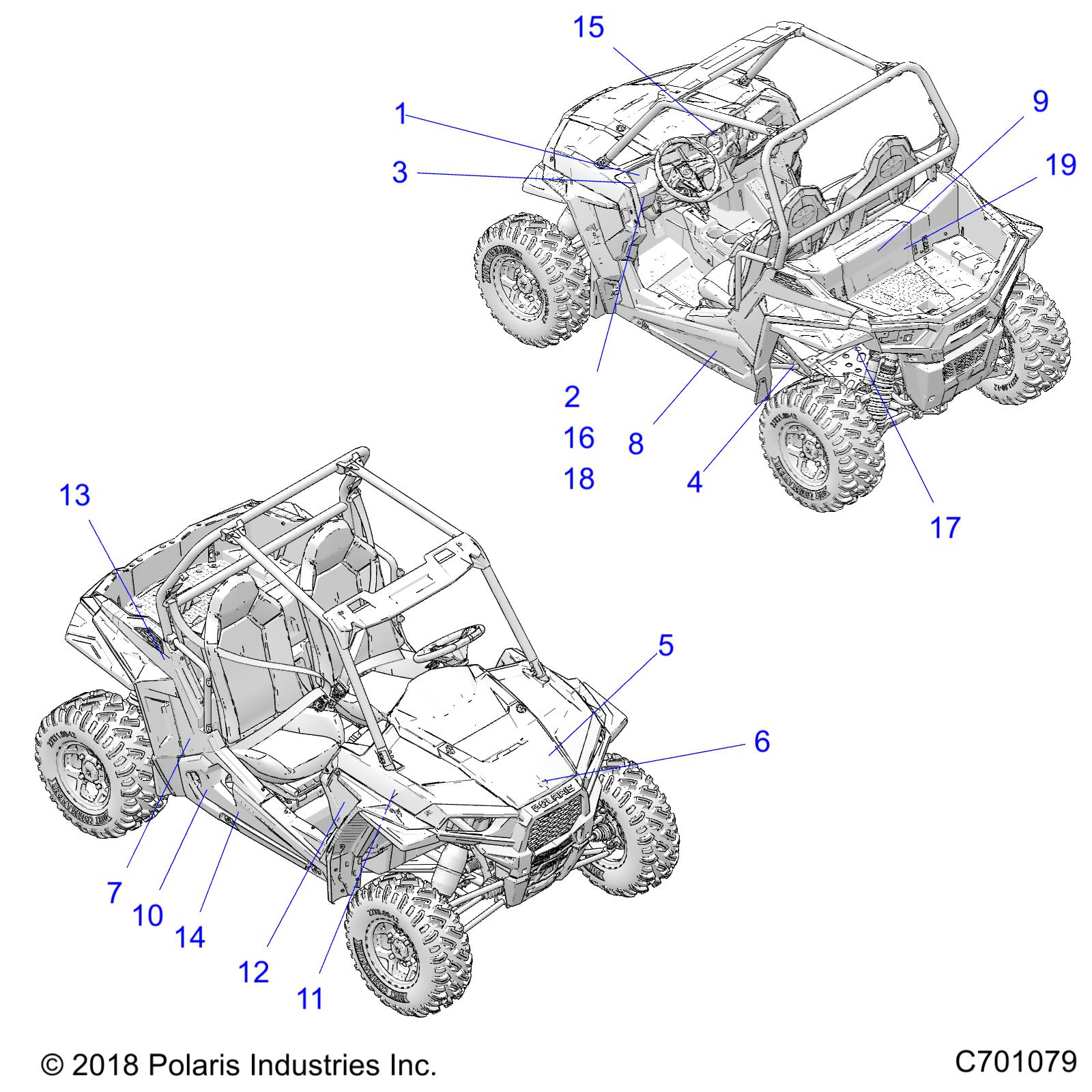 BODY, DECALS - Z20ASS99C2/CH (C701079)