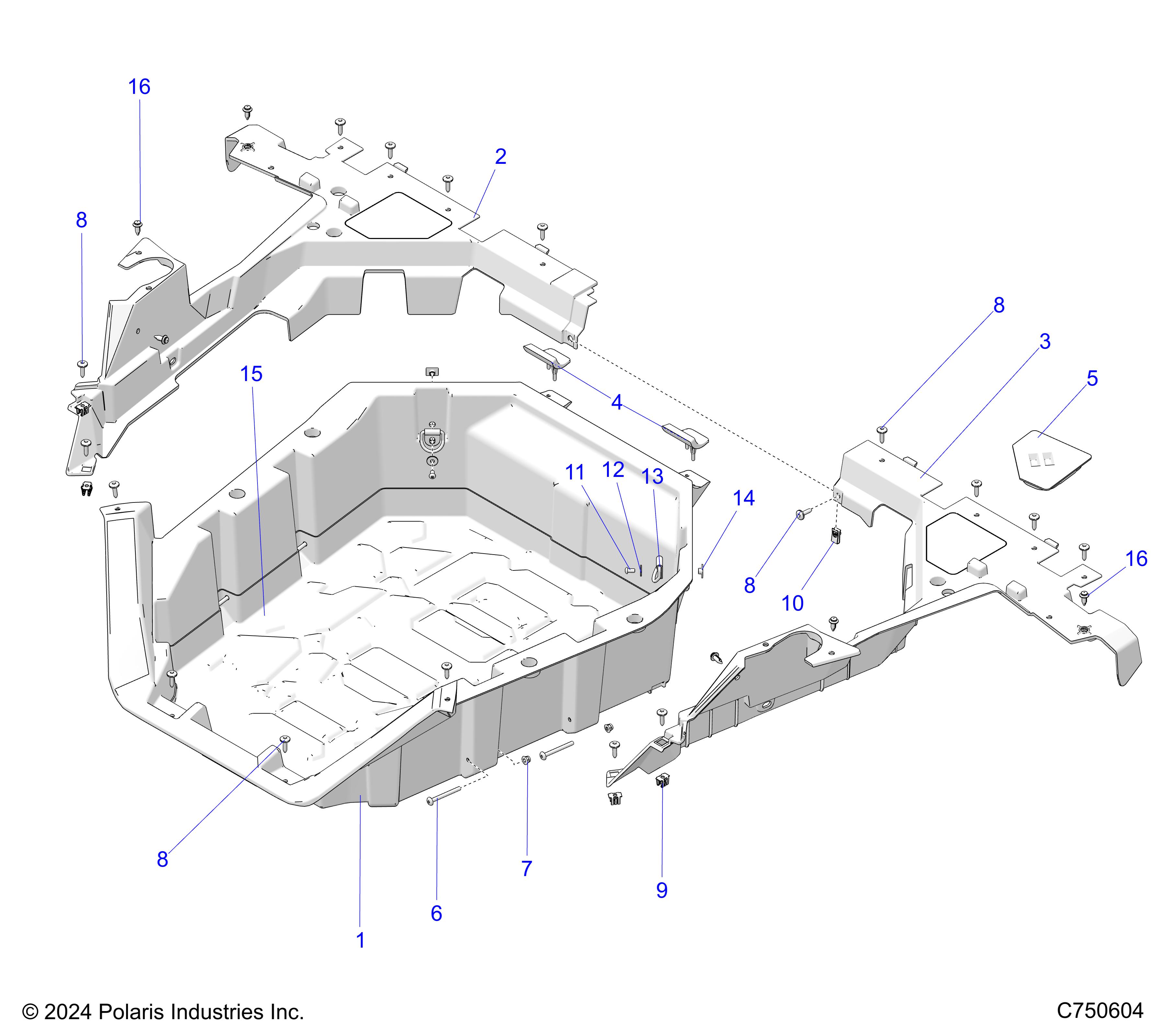 BODY, CARGO BOX - Z25RPP2KAE/BE (C750604)