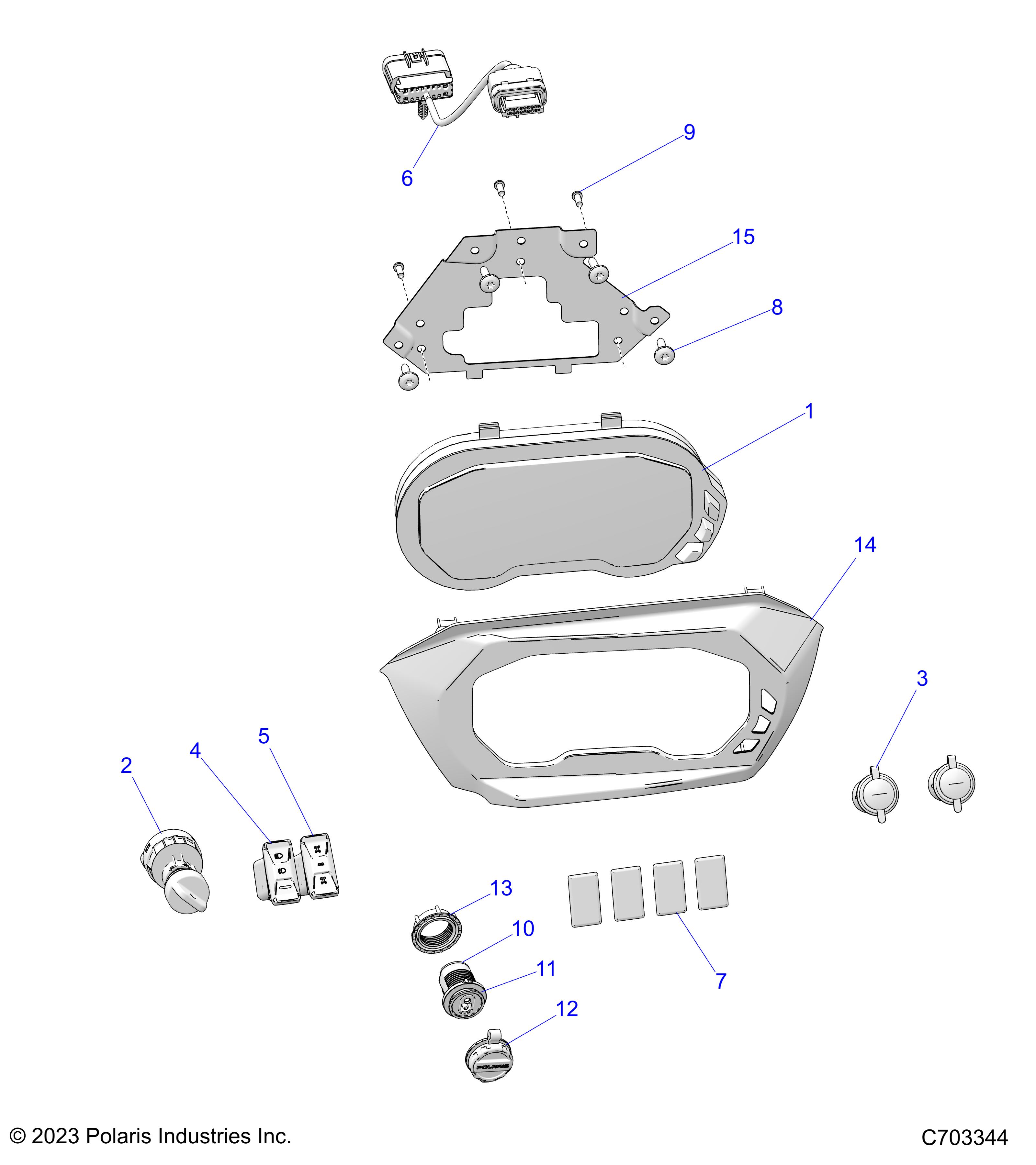 ELECTRICAL, DASH INSTRUMENTS AND CONTROLS - Z24NEE99A2/B2 (C703344)