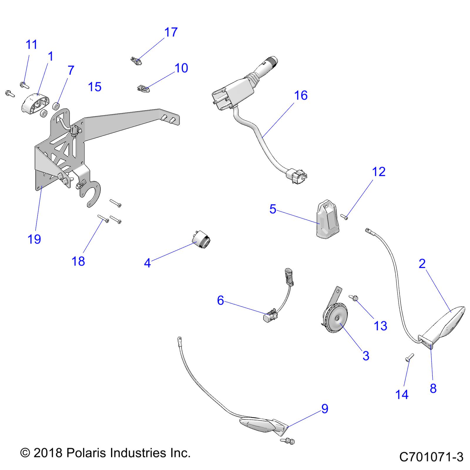 ELECTRICAL, ACCESSORY COMPONENTS - Z20ASS99C2/CH (C701071-3)