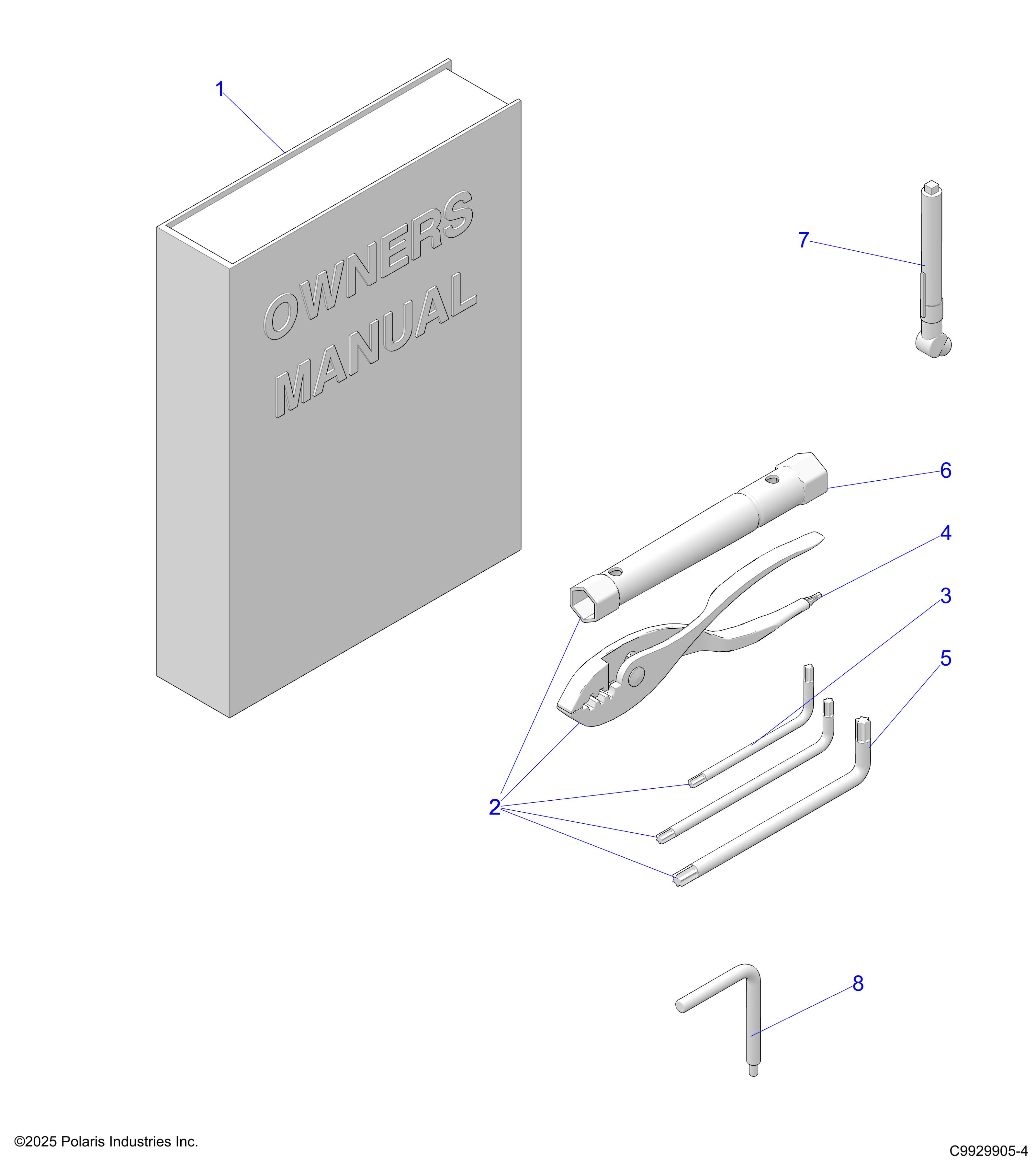 REFERENCES, OWNERS MANUALS AND TOOLS - D26P4ED4D4 (C9929905-4)