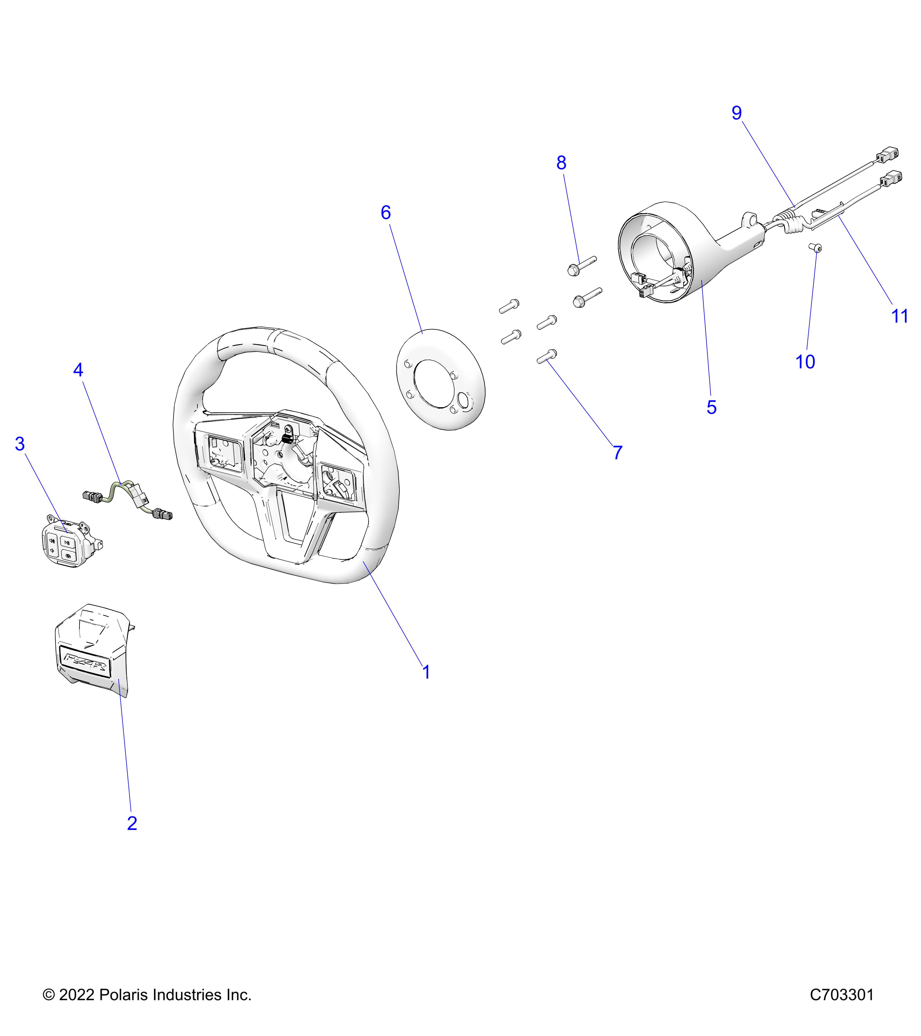 STEERING, WHEEL - Z24RGC2KAH/BH (C703301)