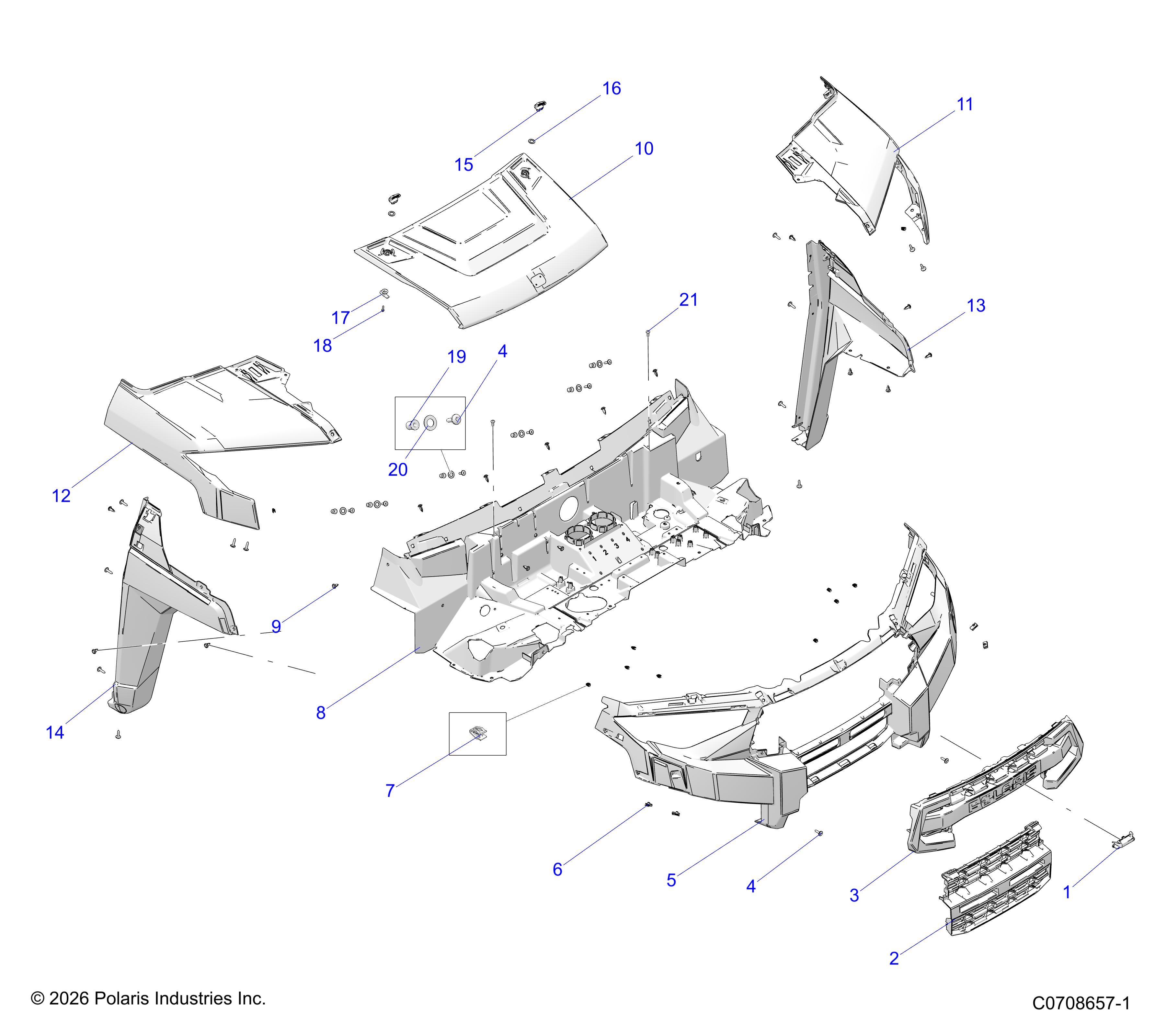 BODY, HOOD & FRONT FASCIA