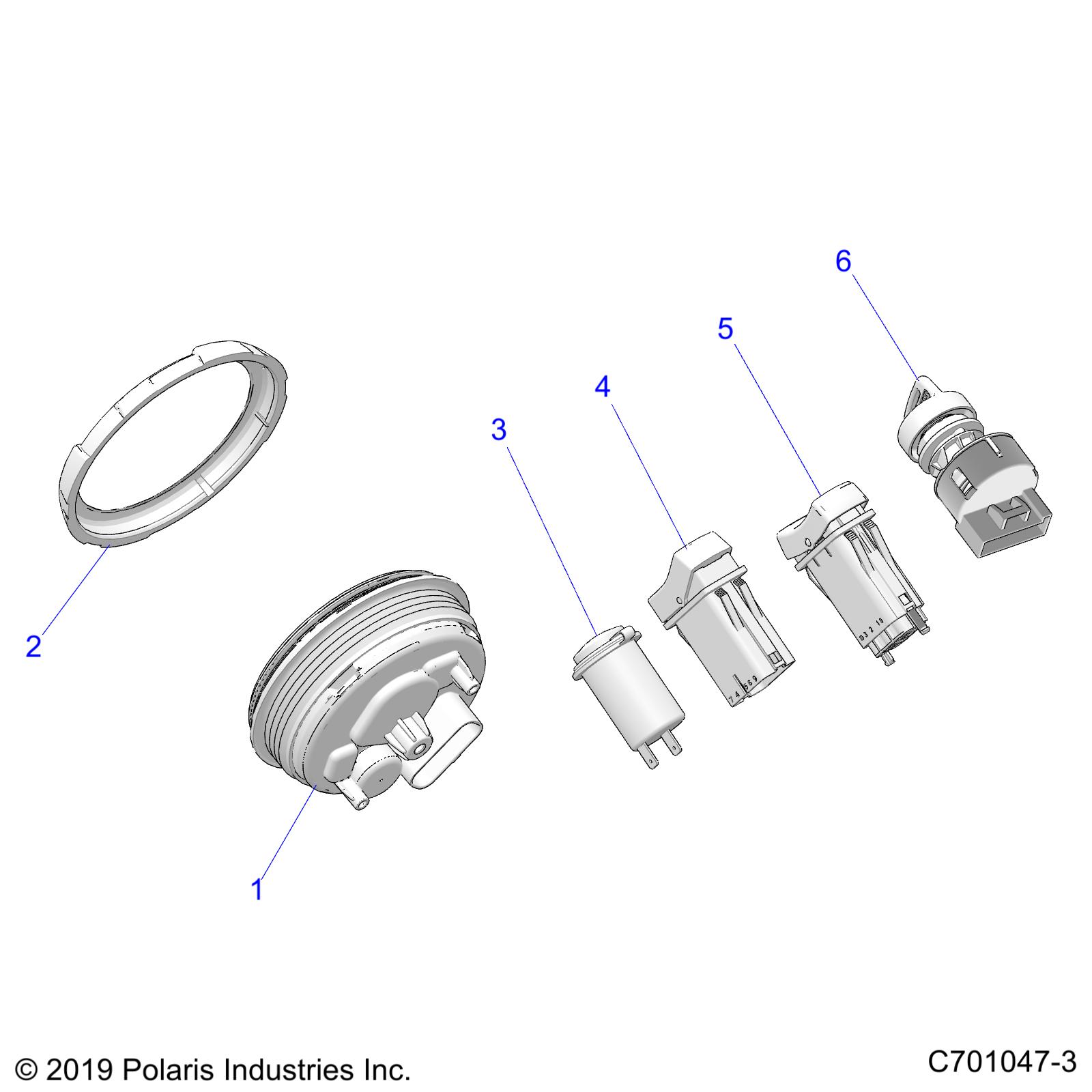 ELECTRICAL, DASH INSTRUMENTS and CONTROLS - Z22CHA57A2/K2 (C701047-3)