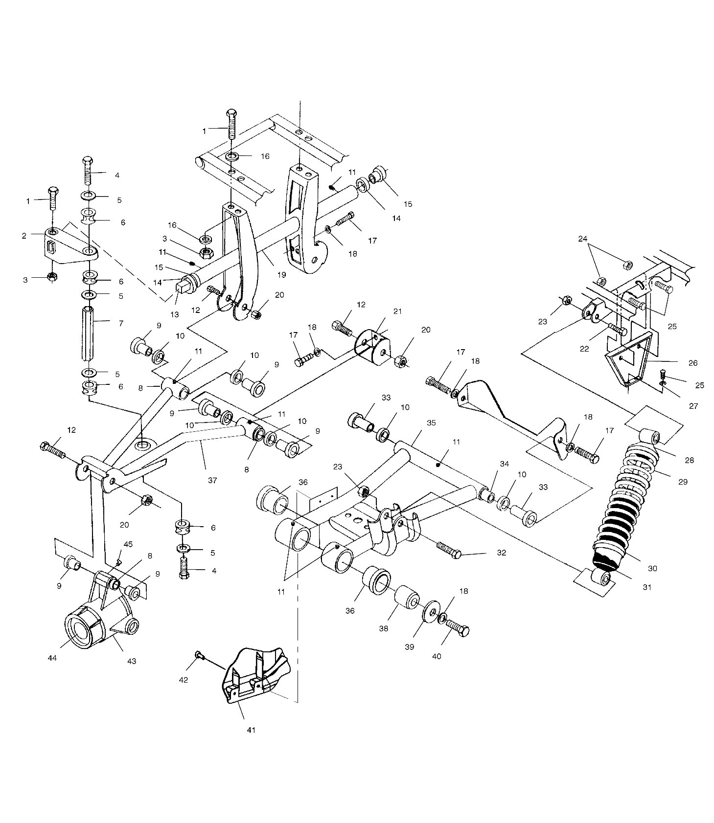 REAR SUSPENSION - A01CH50AD (4960026002C007)