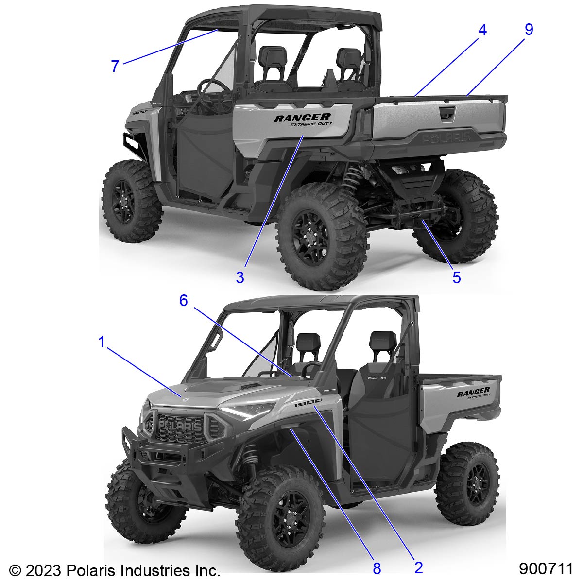 BODY, DECALS - R24XAE1RAH/BH (900711)