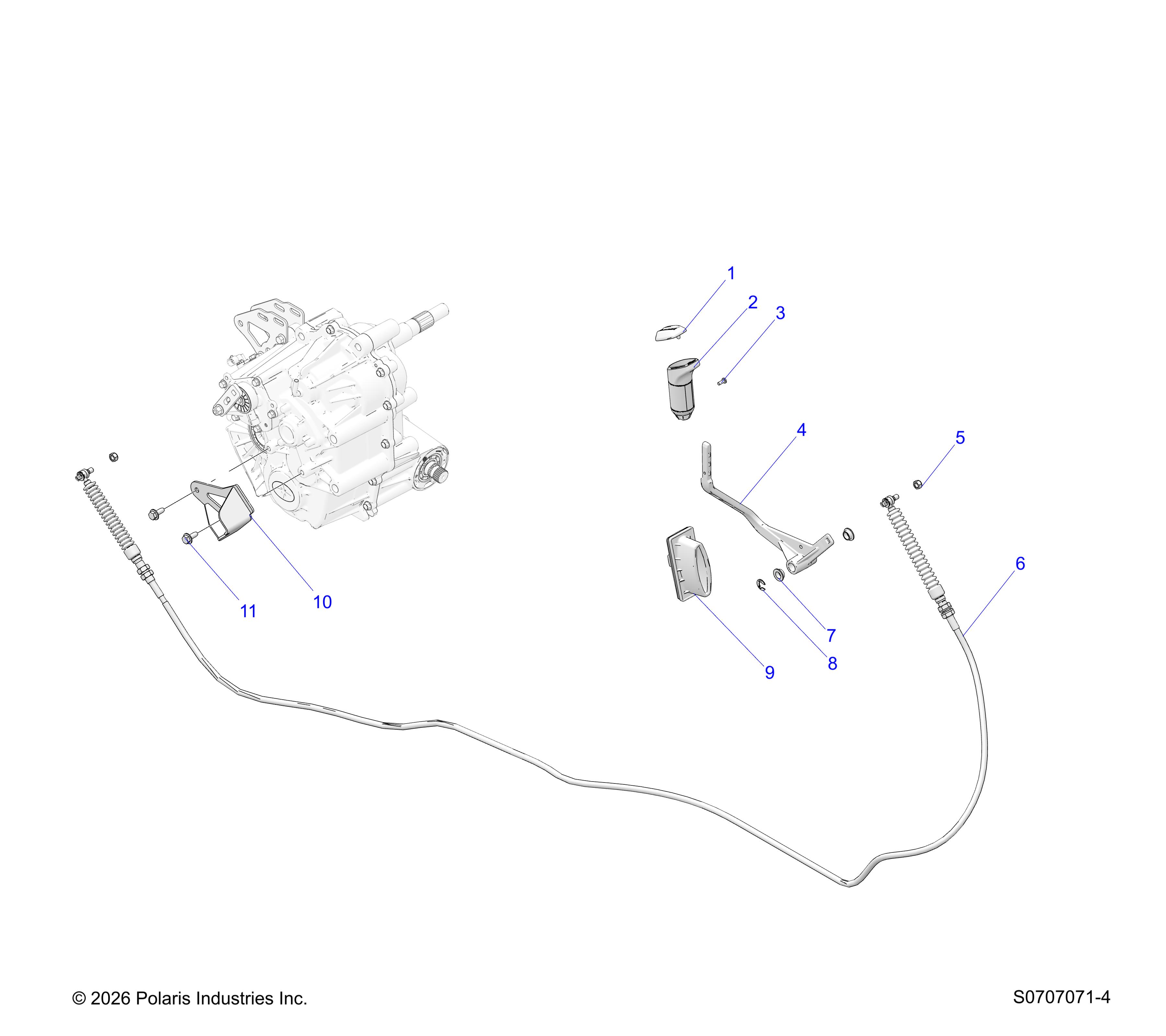 DRIVE TRAIN, GEAR SELECTOR