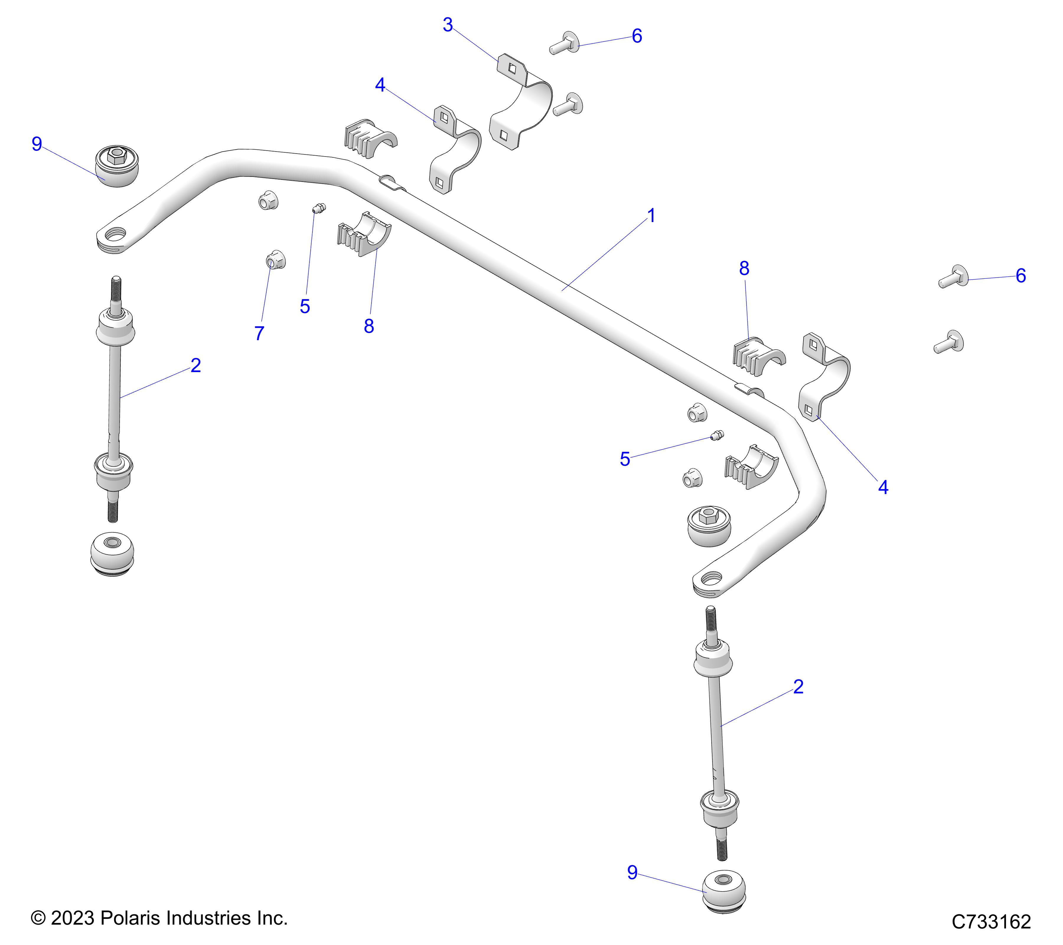 SUSPENSION, STABILIZER BAR - R23CDA57A1 (C733162)