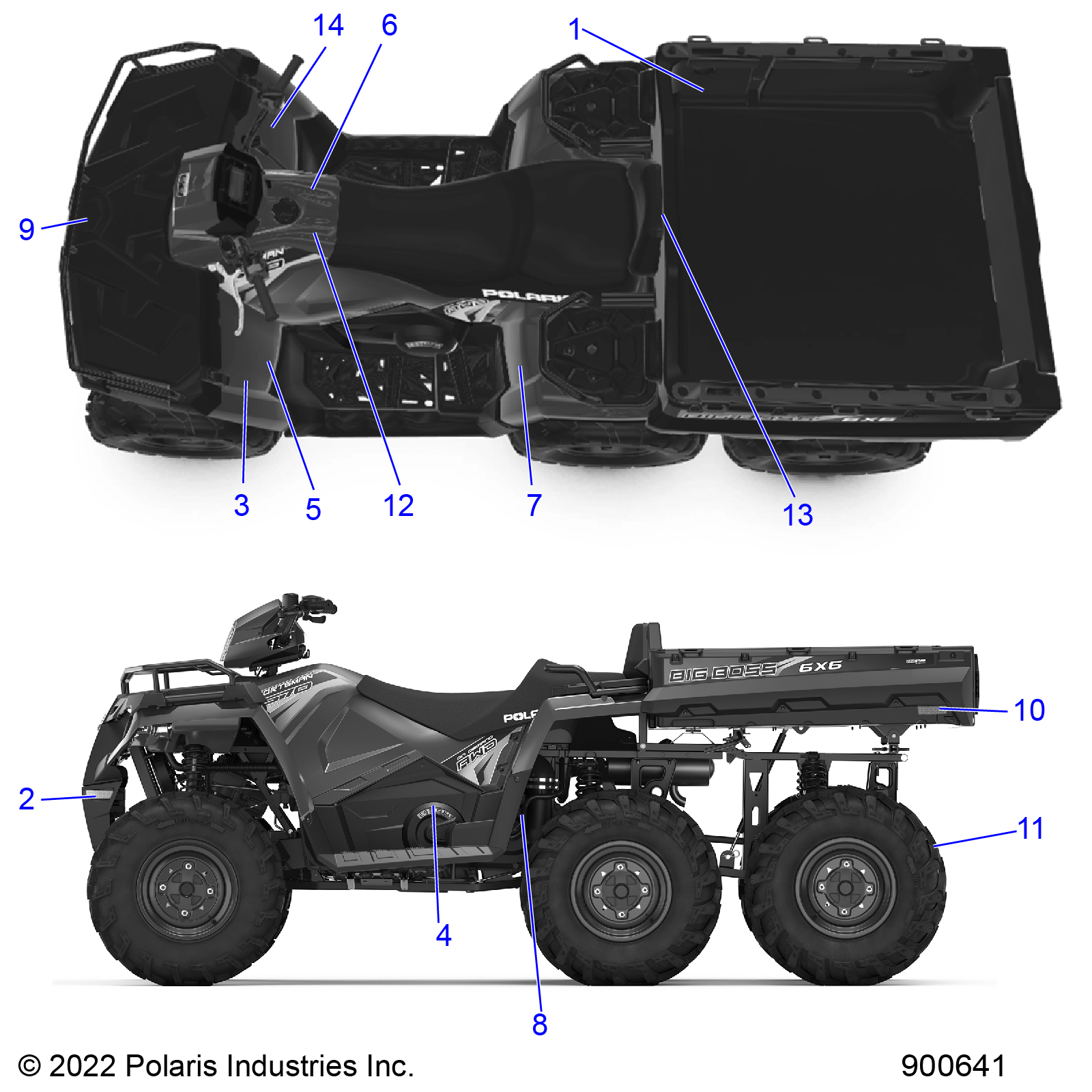 BODY, DECALS GENERAL - A24S6E57A1 (900641)