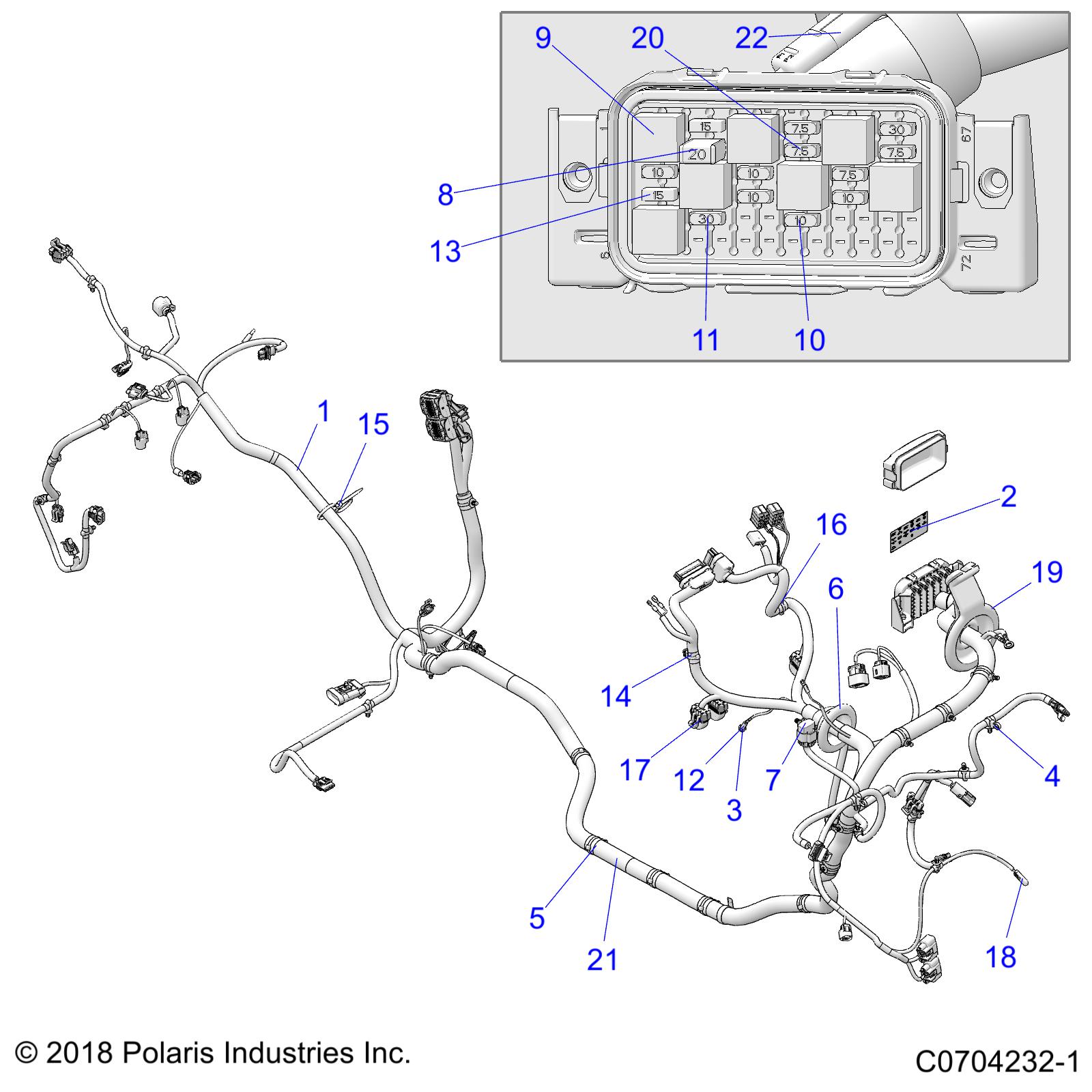 ELECTRICAL, WIRE HARNESS - Z20A5K87BG (C0704232-1)