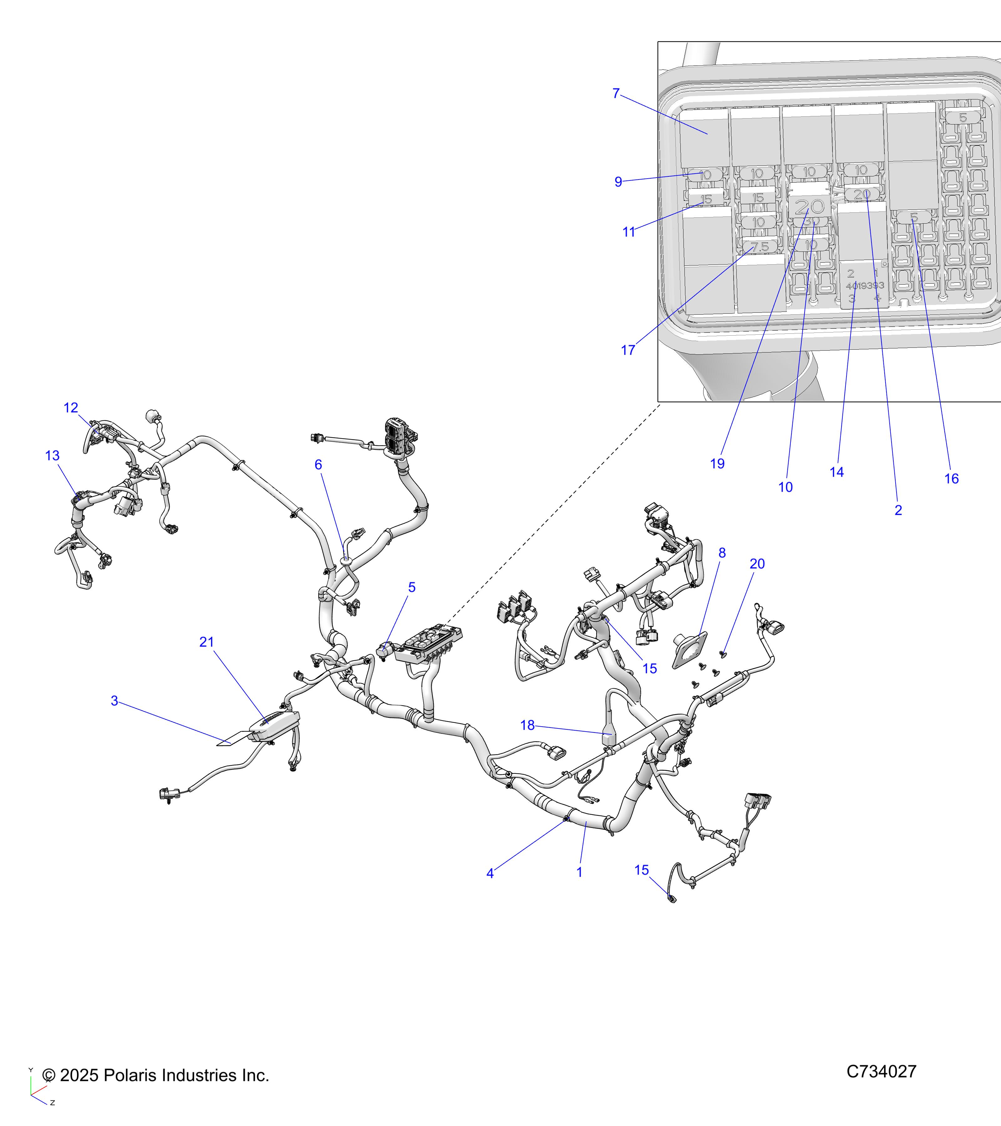 ELECTRICAL, WIRE HARNESS - R26RRE99FN (C734027)