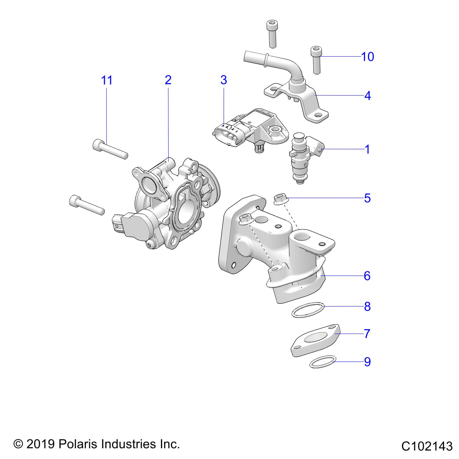 ENGINE, FUEL INJECTION - A25HBA07B5/B7 (C102143)