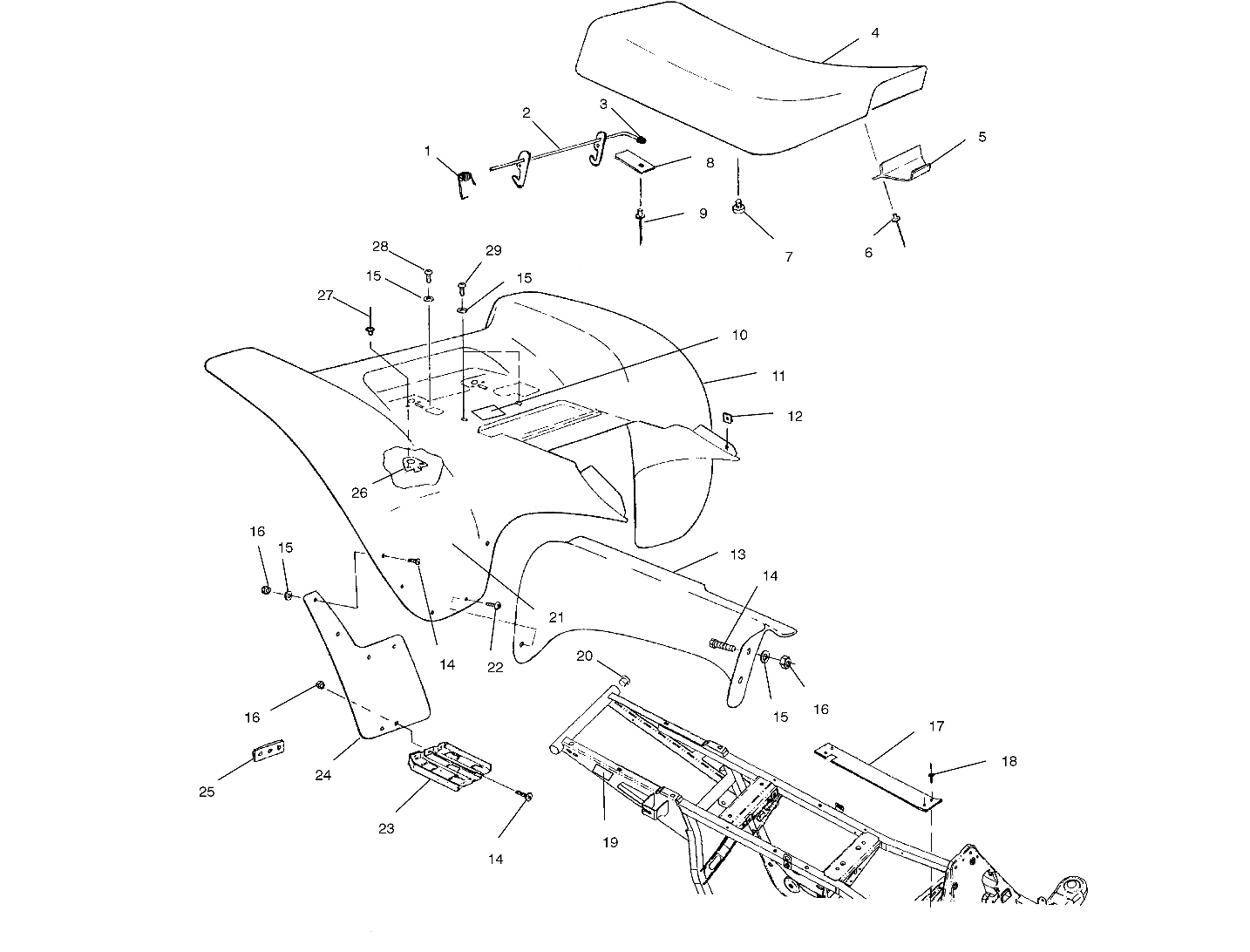 REAR CAB - A01BA25CA (4963666366A004)